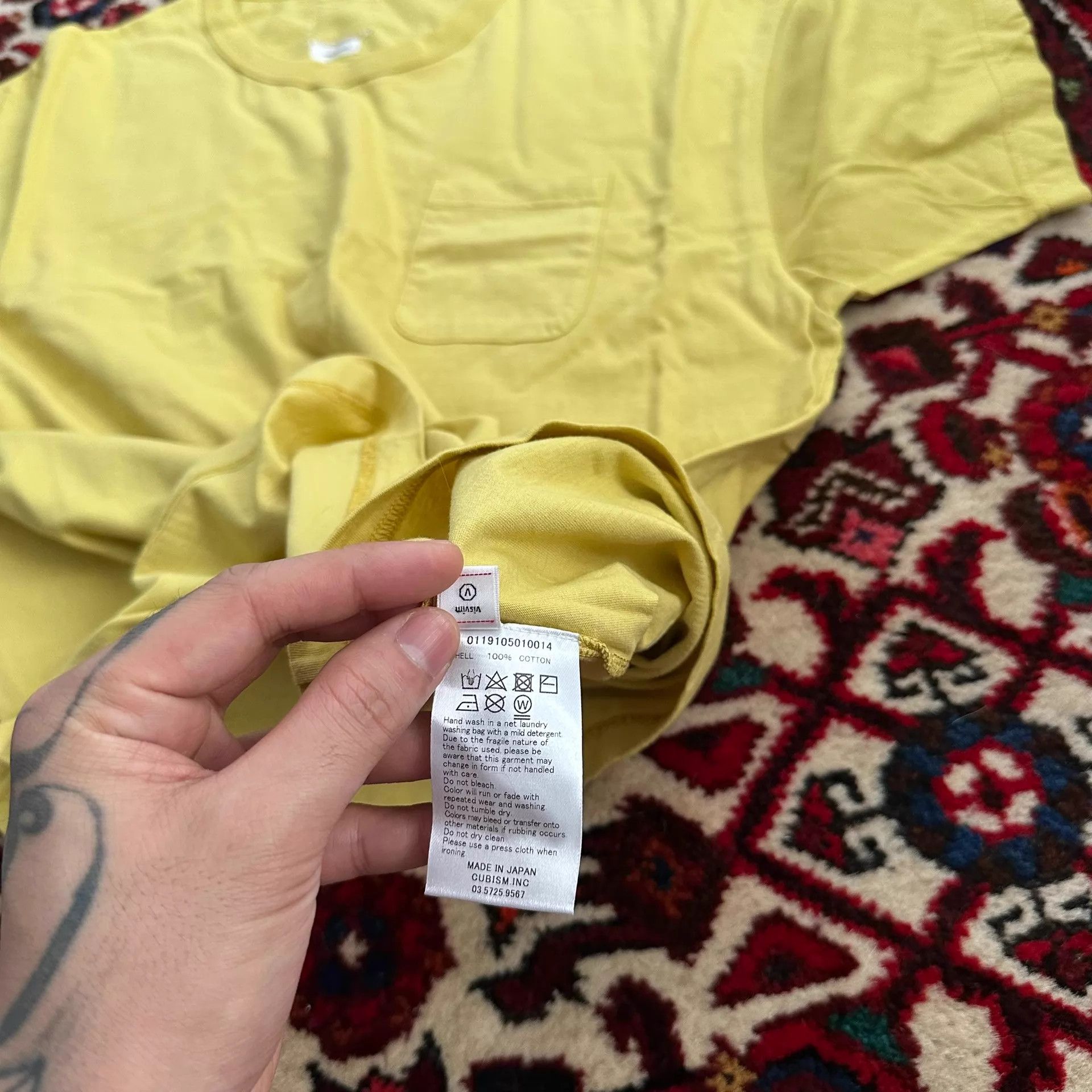 Visvim visvim 19SS JUMBO TEE S/S TEE Size 3 Size US L / EU 52-54 / 3 - 5 Thumbnail