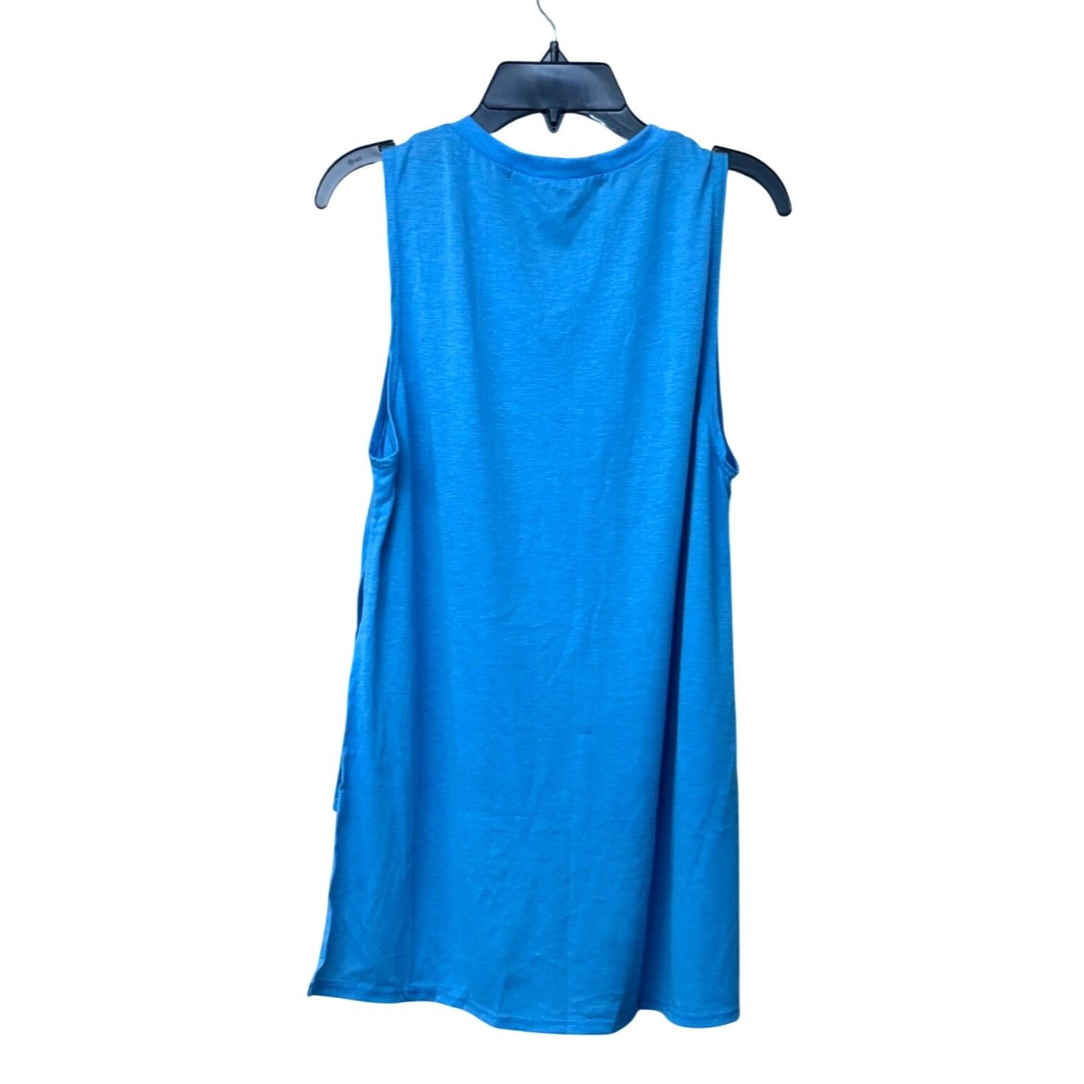 Other Rebellious One Junior’s High-Low Graphic Tank Top, Neon Blue Size XL / US 12-14 / IT 48-50 - 6 Thumbnail