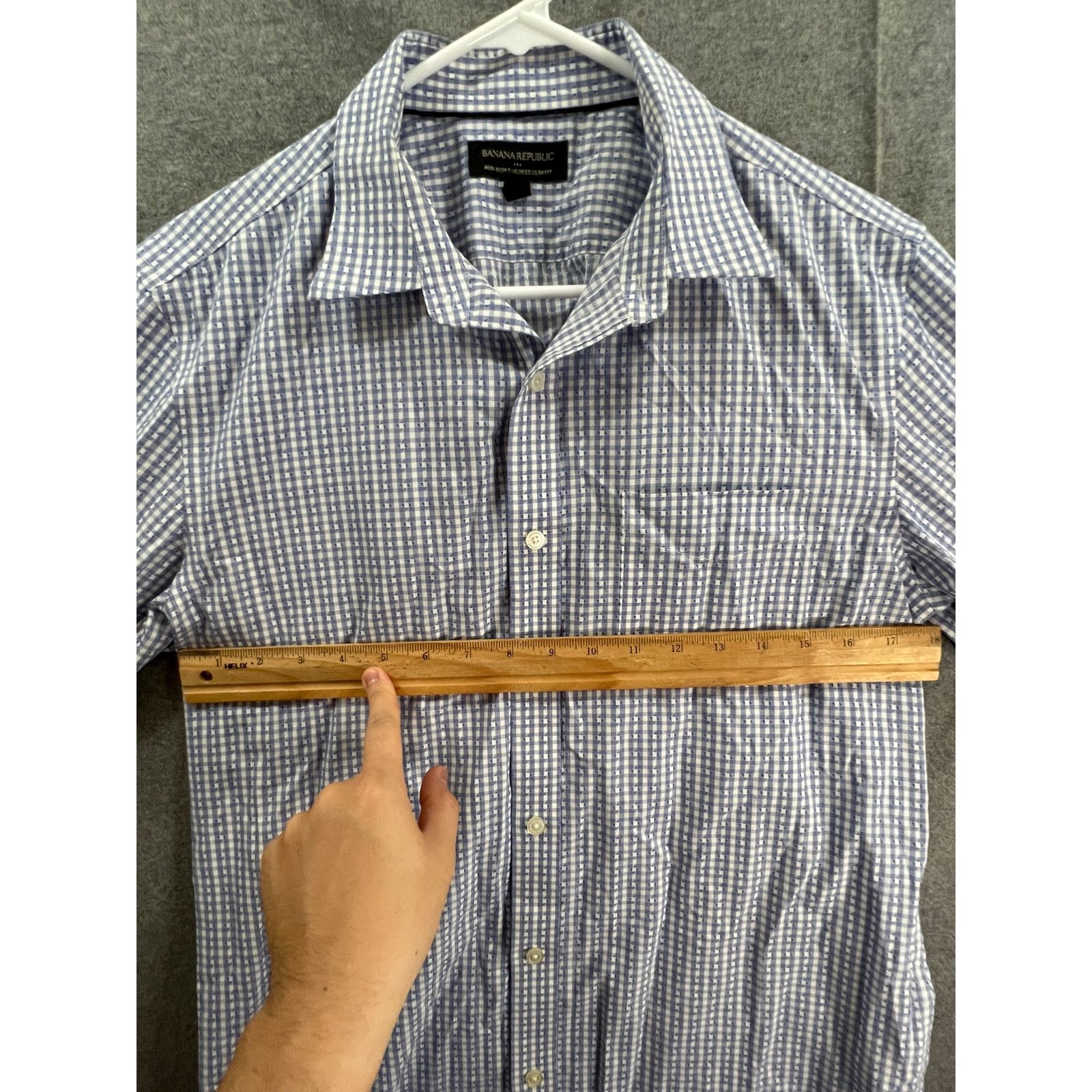 Banana Republic Banana Republic Botton Up Shirt Adult Medium Blue Size US M / EU 48-50 / 2 - 5 Thumbnail