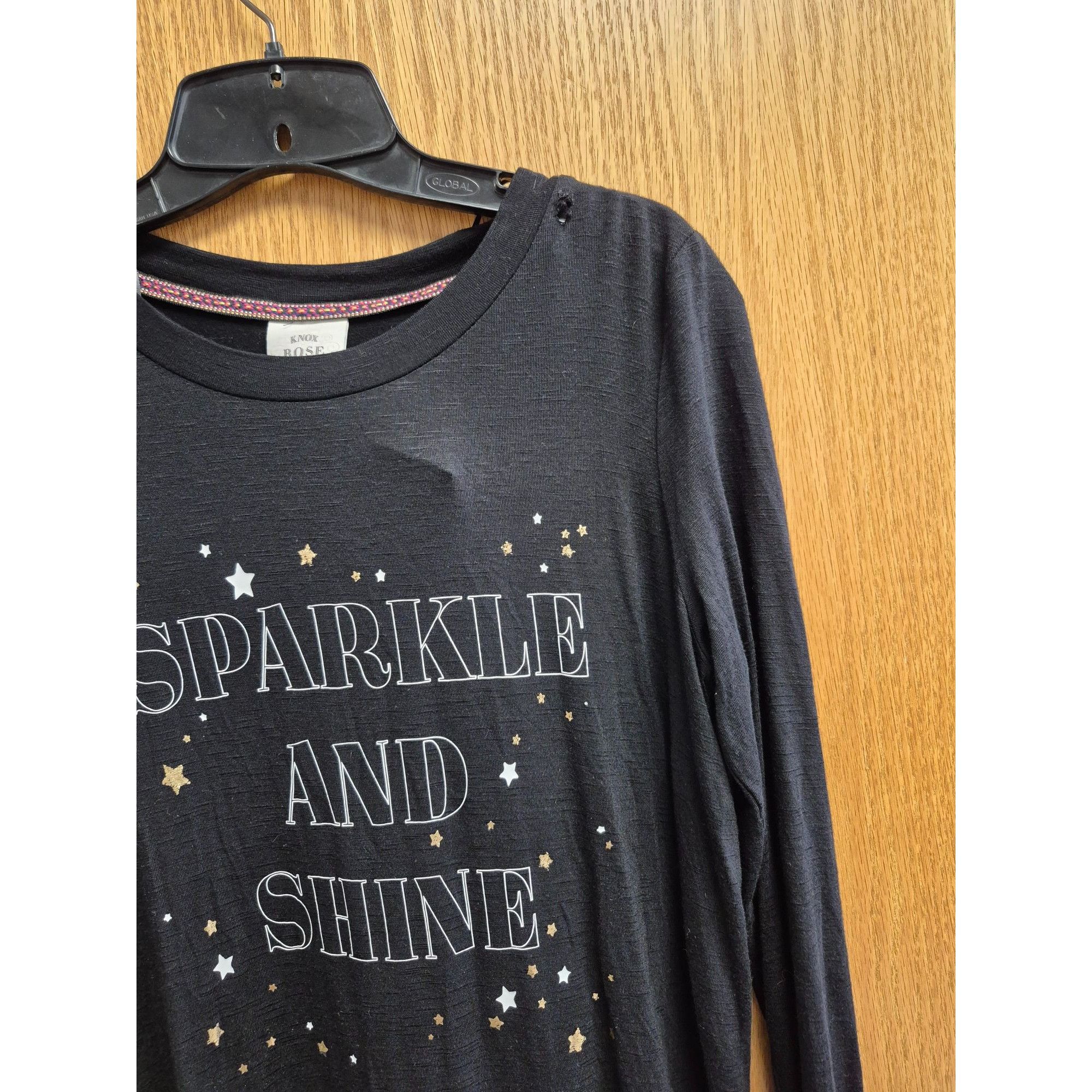 Other Women's Long Sleeve Crewneck Sparkle and Shine T-Shirt - Rea Size S / US 4 / IT 40 - 6 Thumbnail