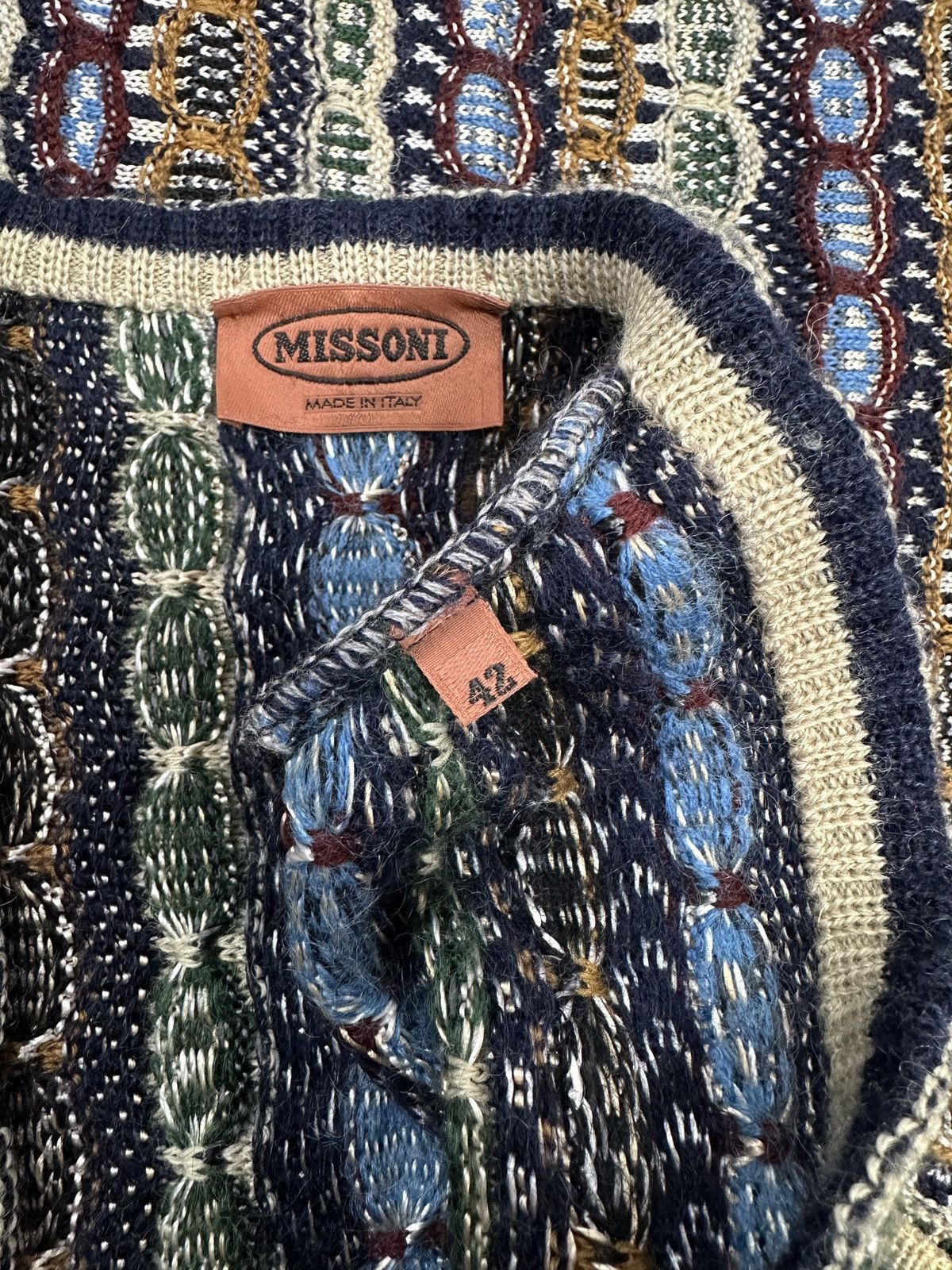 Missoni MISSONI Long Knit Vest Cardigan Sleeveless Wool Mohair Sz 42 Size M / US 6-8 / IT 42-44 - 11 Thumbnail