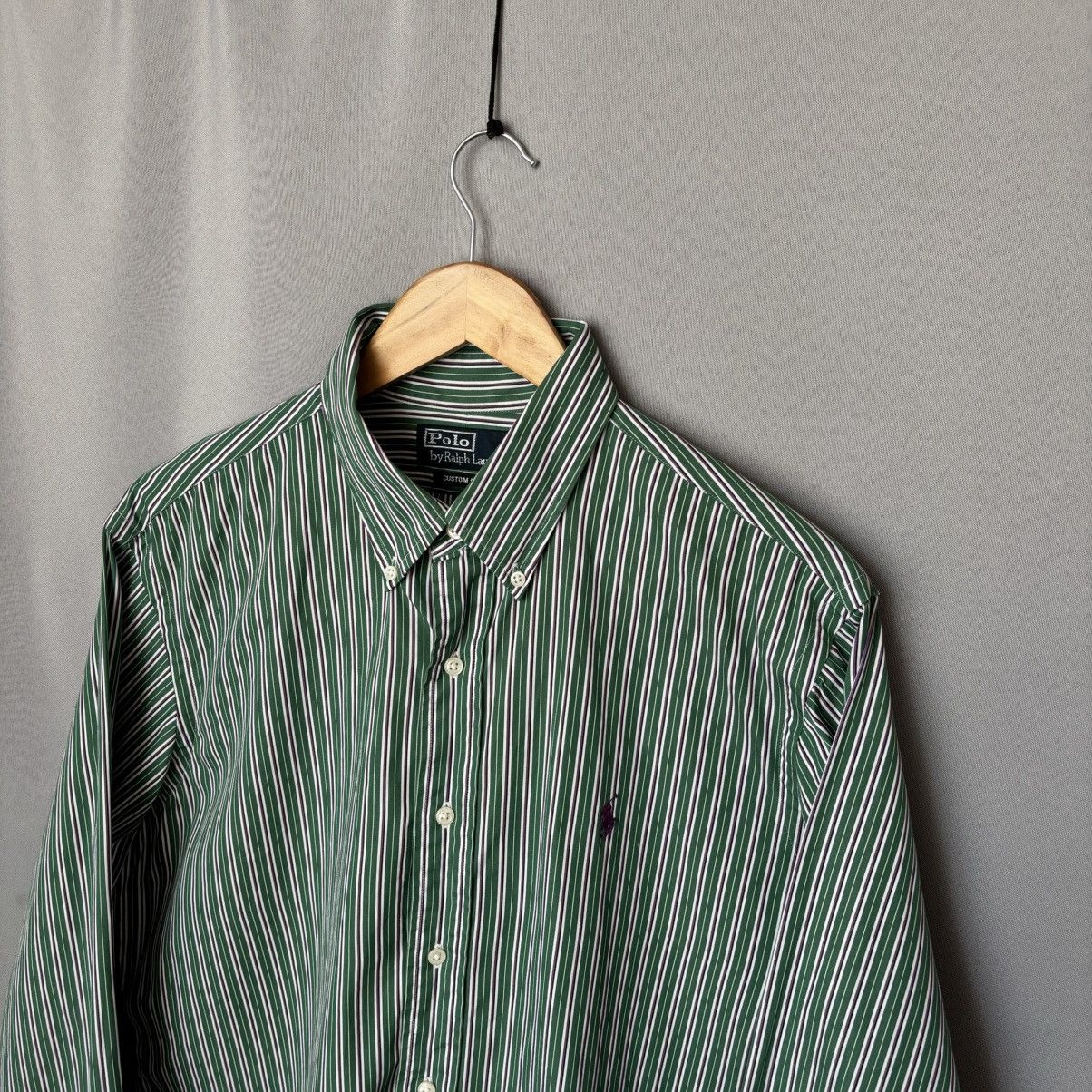 Polo Ralph Lauren Polo Ralph Lauren custom fit shirt large vintage rare Size US L / EU 52-54 / 3 - 3 Thumbnail