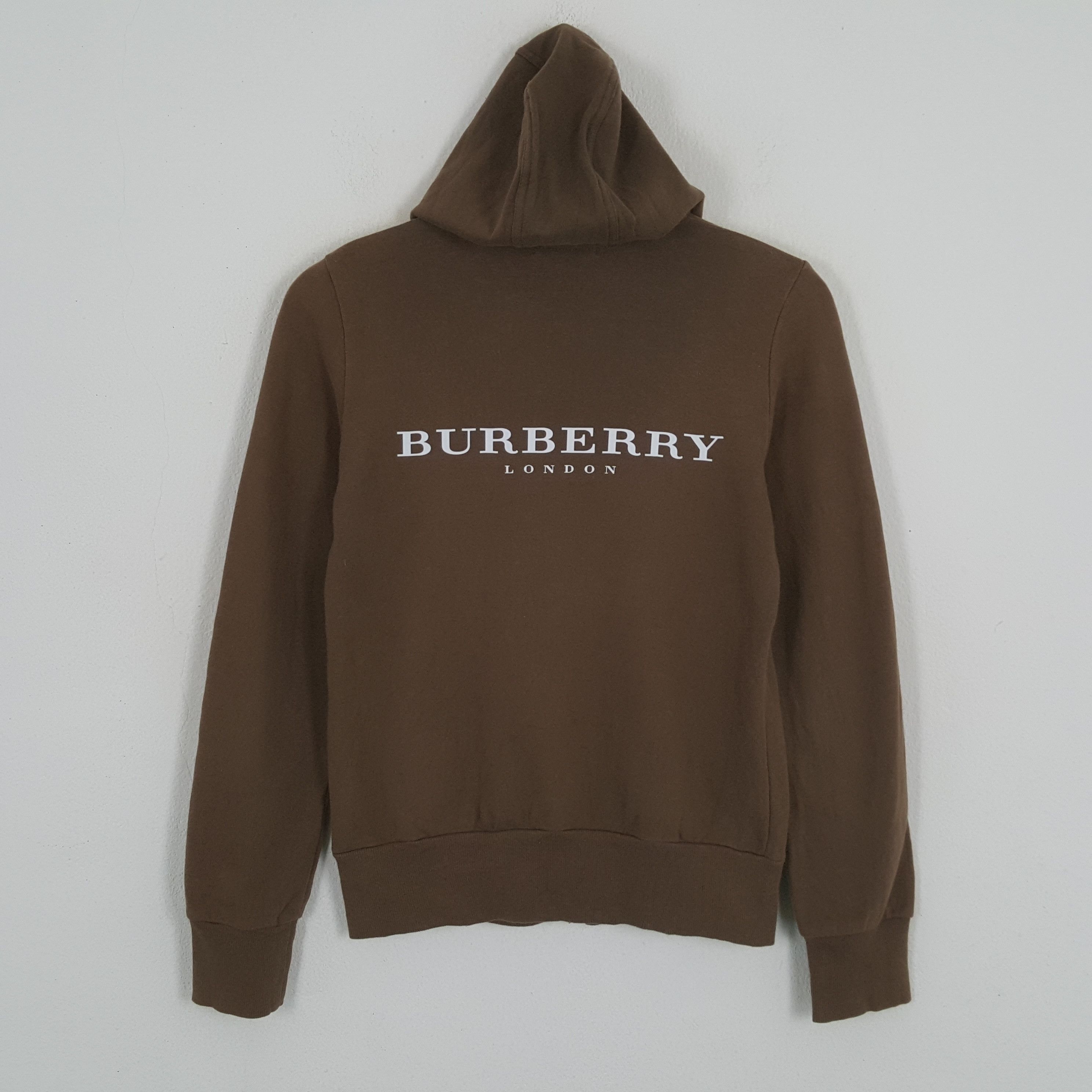 Burberry × Vintage BURBERRY LONDON BLUE LABEL Custom Art Zipper Hoodies Size US XS / EU 42 / 0 - 1 Thumbnail