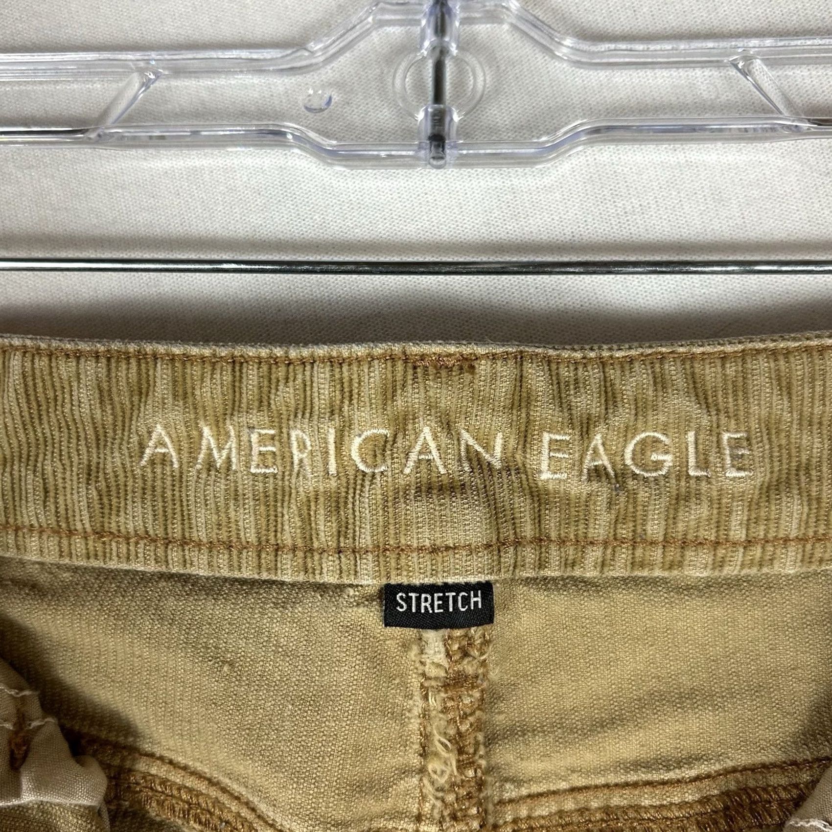 American Eagle Outfitters American Eagle Womens 4 Regular Stretch Mom Straight Jean Corduroy High Rise AEO Brown 5-Pocket Denim Jeans Modern 80s Distinctive Rise High Size 27" / US 4 / IT 40 - 5 Thumbnail