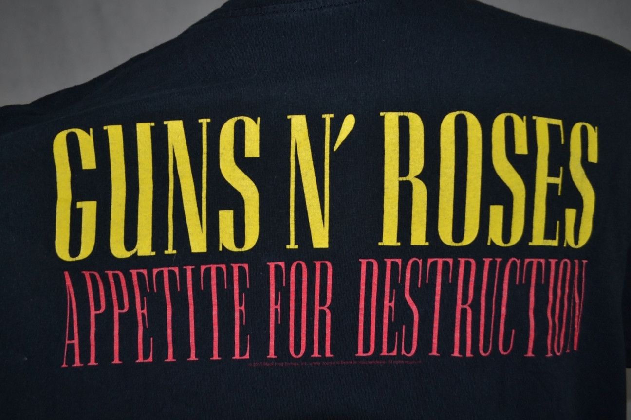 Band Tees × Guns N' Roses × Vintage GUNS N ROSES Appetite for Destruction t-shirt L Size L / US 10 / IT 46 - 3 Thumbnail