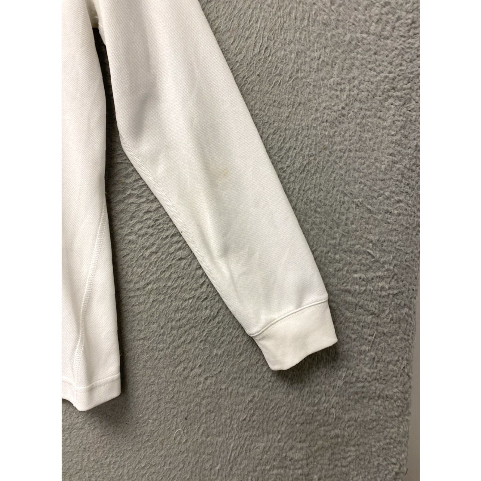 Nike Nike Therma Fit Jacket Shirt M White Gray 1/4 Zip Fleece Polyester Logo USA Mens/ Womens Size M / US 6-8 / IT 42-44 - 7 Thumbnail