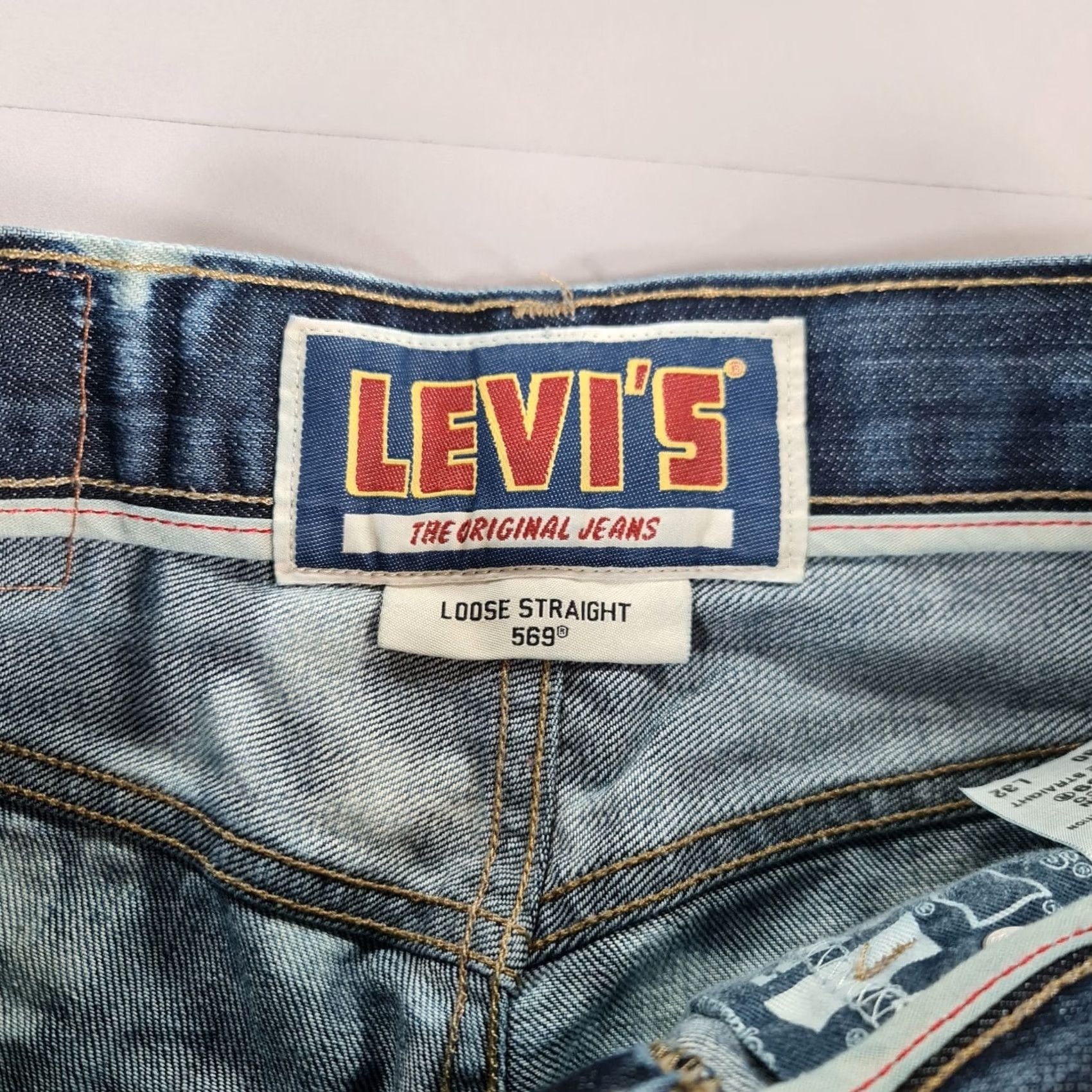 Levi's Levi's 559 Jeans Blue W30 L31 Relaxed Straight Skull Denim Mens Jeans Size US 30 / EU 46 - 3 Thumbnail
