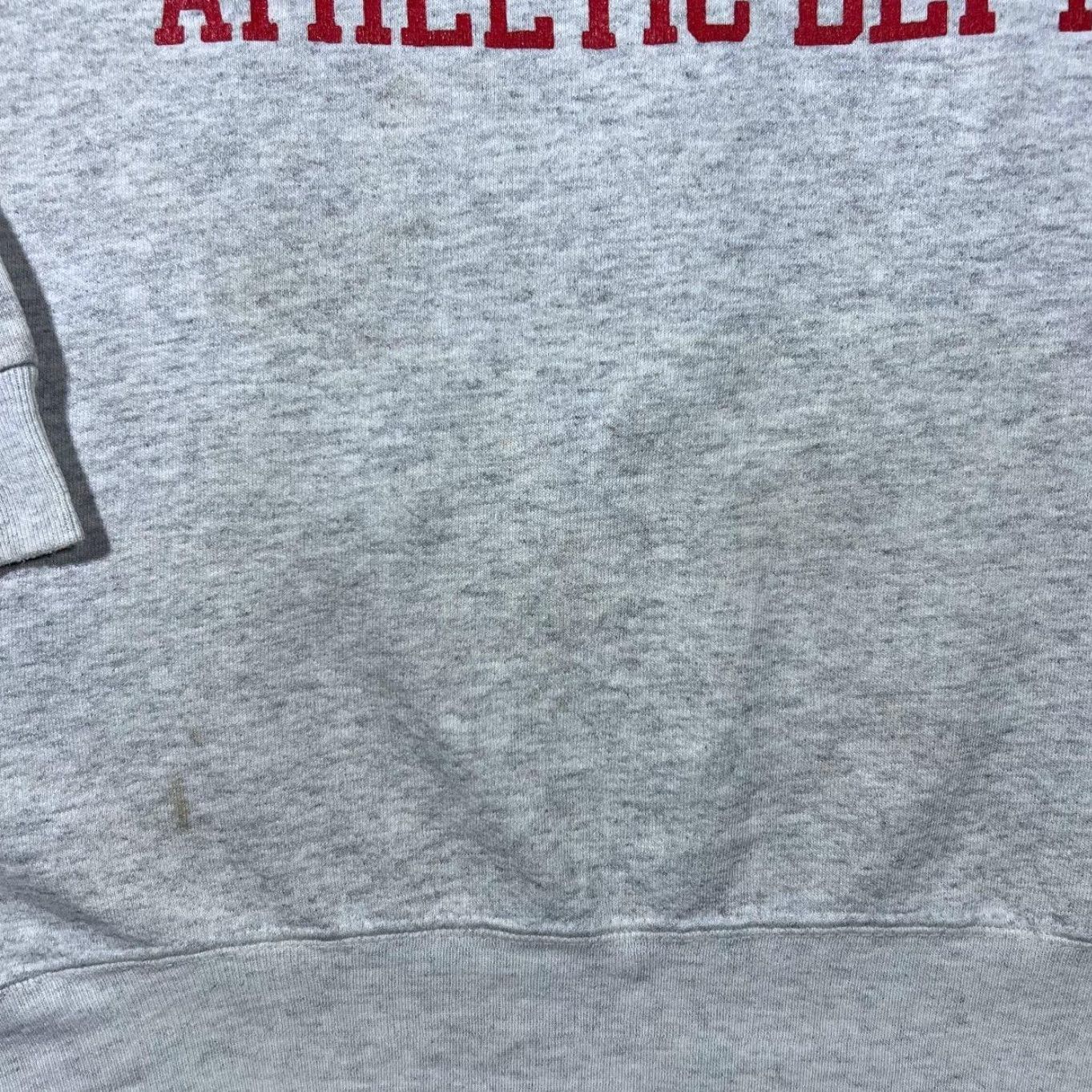 Lee VINTAGE Lee Metamora Athletic Dept Grey Distressed Sweatshirt Women's XXL Pullover Sweatshirt USA Made Distressed Grey Lee Sweatshirt Womens XXL 90s Size XXL / US 16-18 / IT 52-54 - 8 Thumbnail