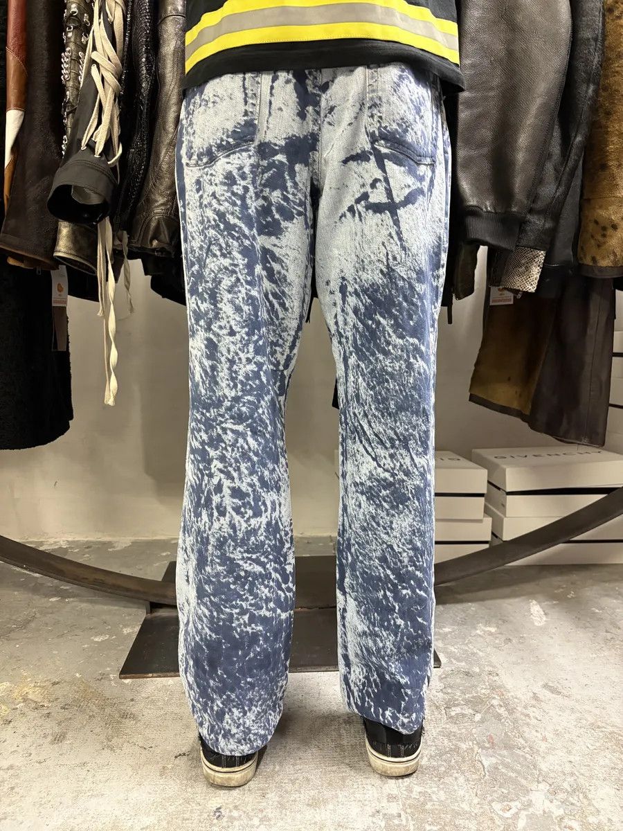 Just Cavalli 2000s Cavalli Blue Blurred Denim Jeans Size US 32 / EU 48 - 4 Thumbnail
