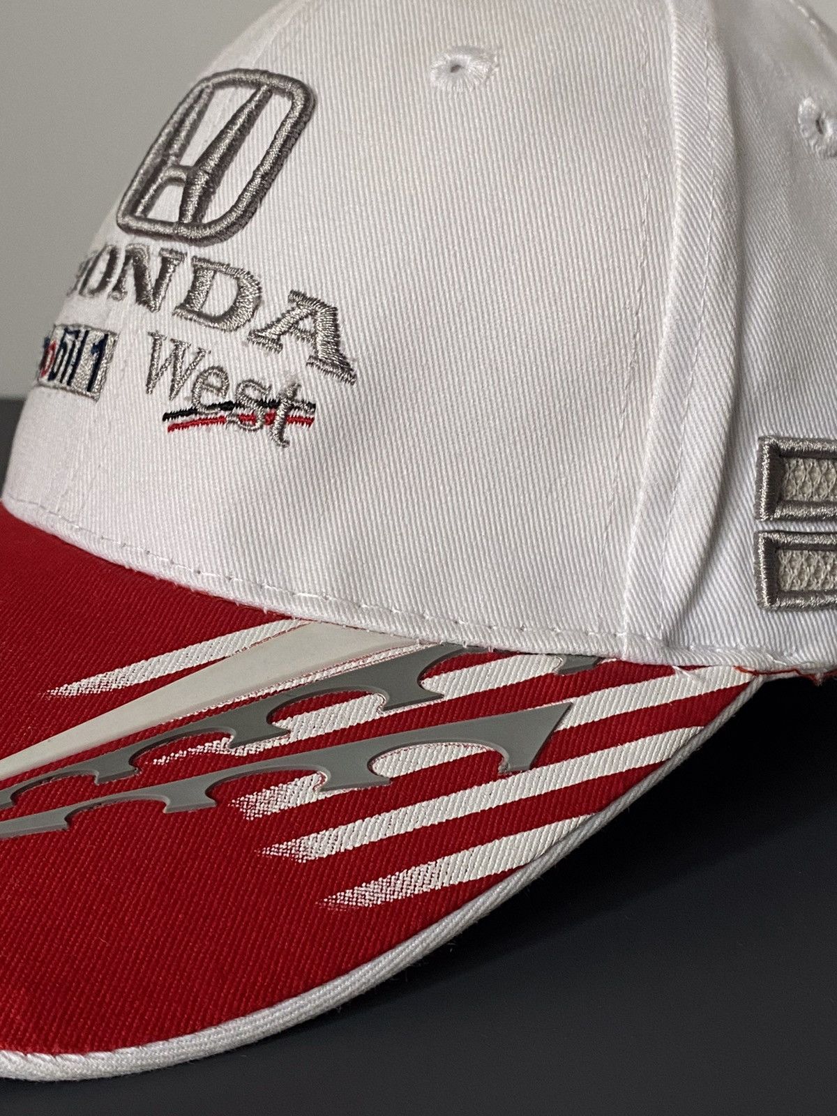 Japanese Brand Y2k Honda racing style streetwear cap Size ONE SIZE - 3 Thumbnail