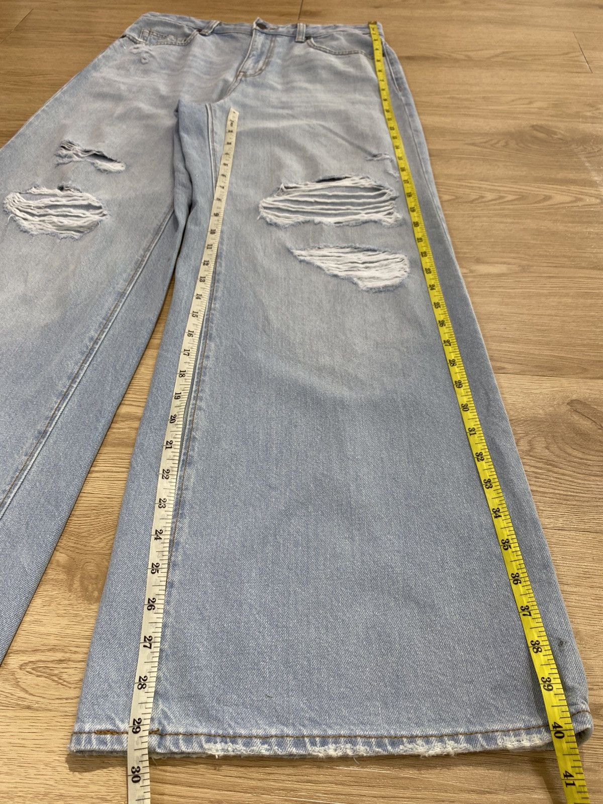 Japanese Brand Japanese Brand Distressed Style Baggy Jeans Size US 30 / EU 46 - 9 Thumbnail