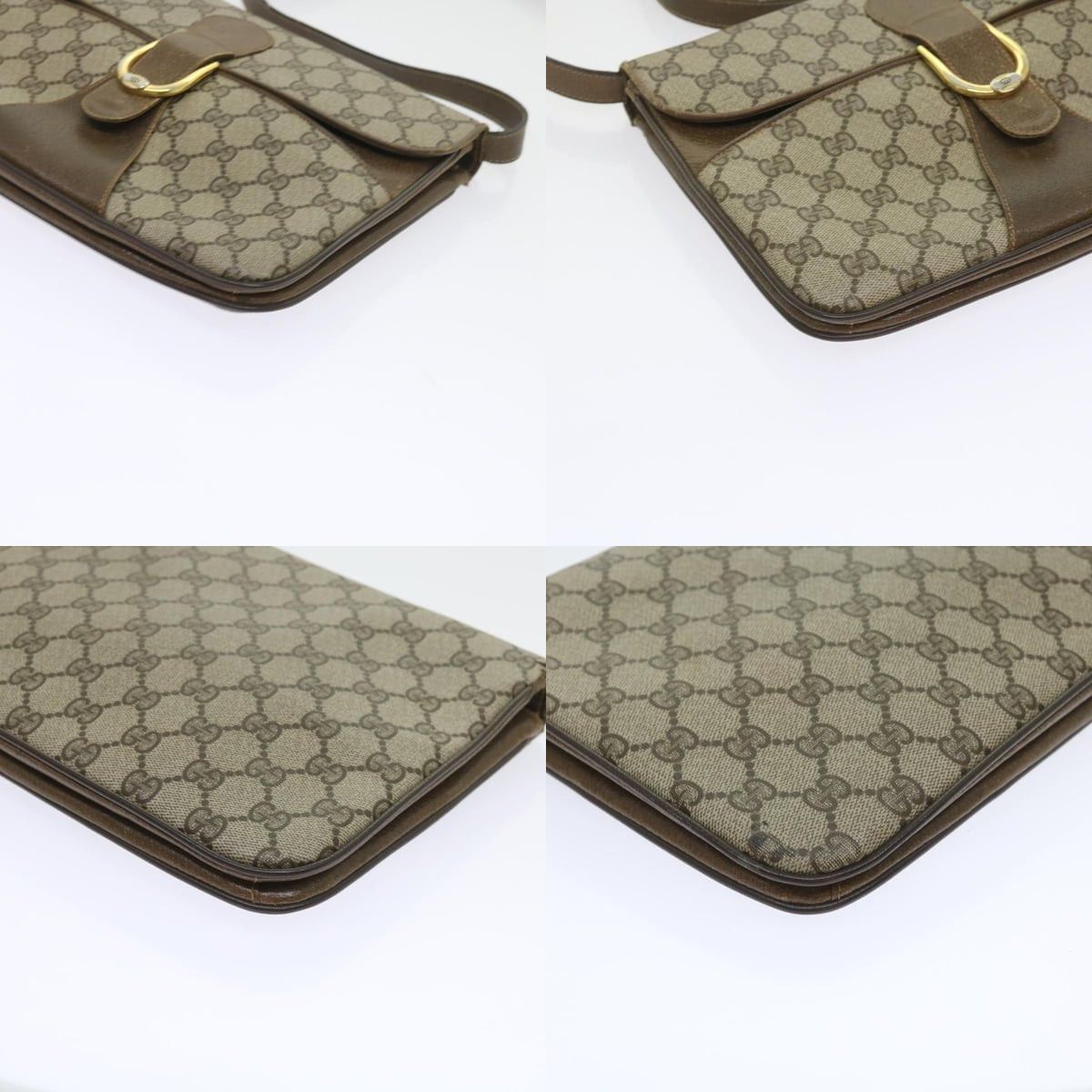Gucci GUCCI GG Supreme Shoulder Bag Pvc Leather Beige Size ONE SIZE - 10 Thumbnail