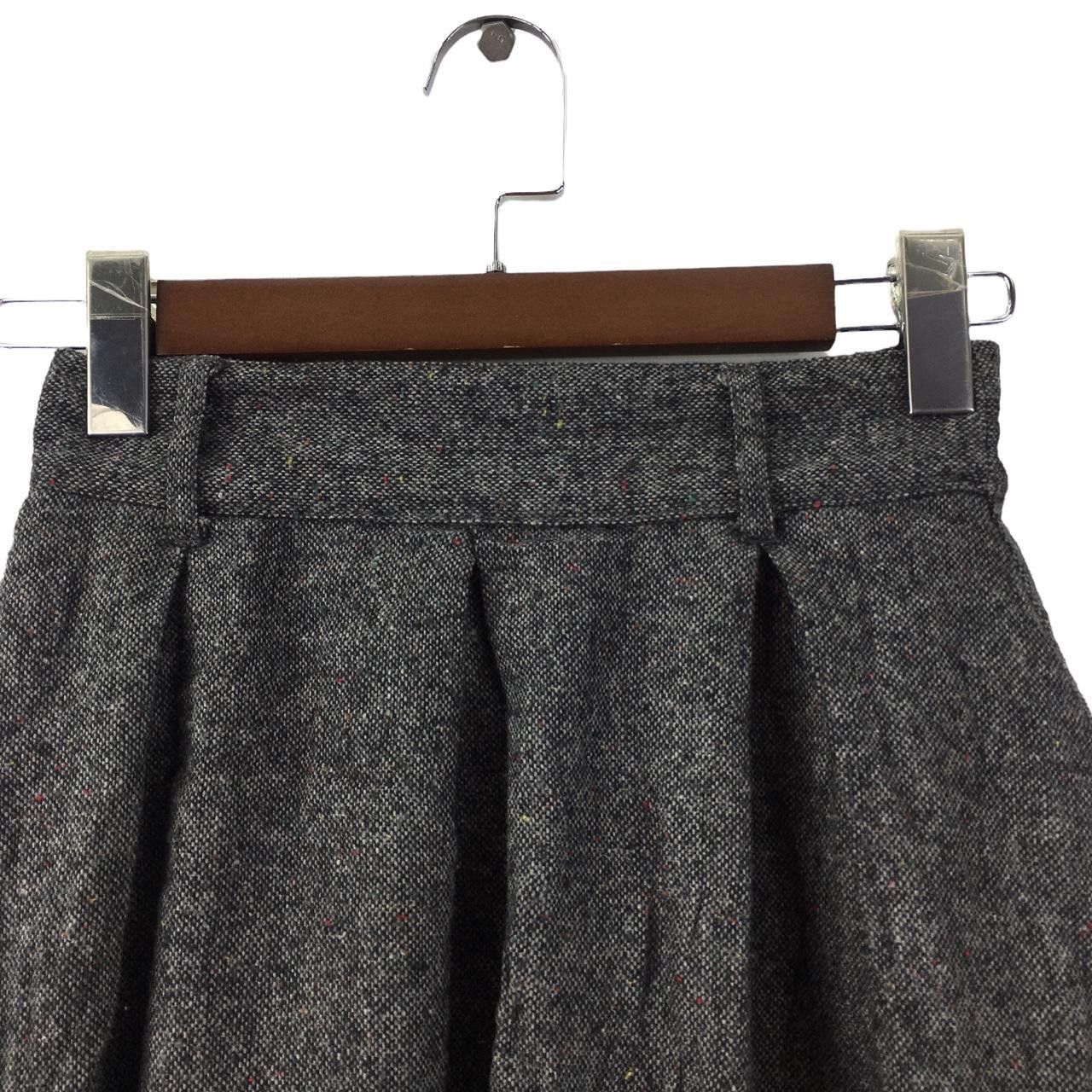 Vintage Vtg FIORUCCI LOVE Made In ITALY Grey Mini Skirt Bottom Size 24" / US 00 / IT 34 - 2 Thumbnail