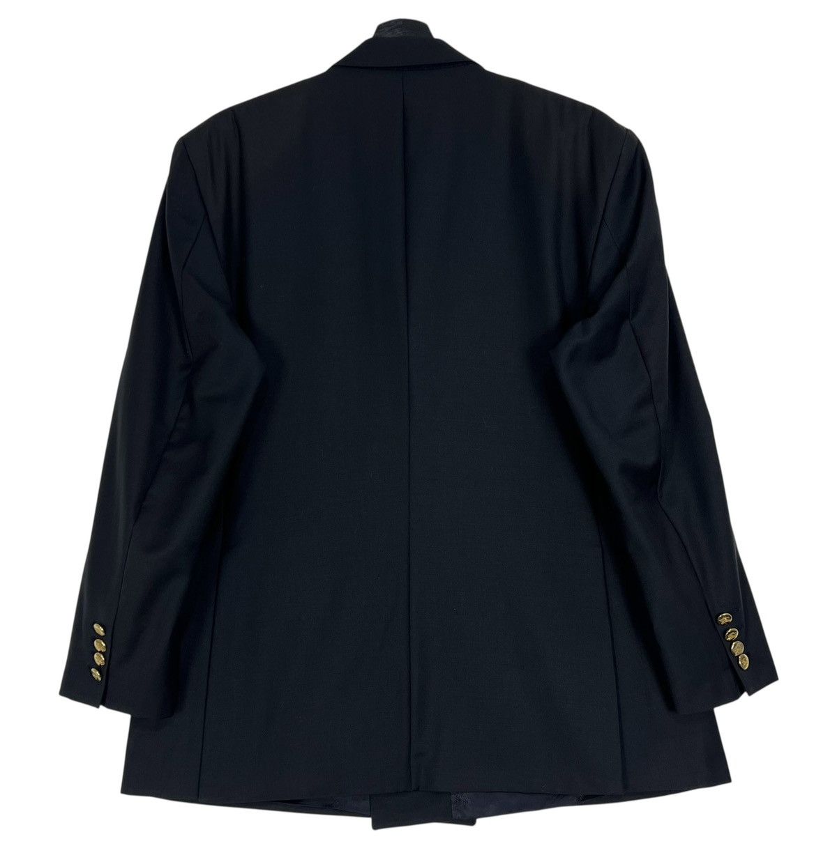 Burberry Burberry Double Breasted Navy Blazer Gold Button 42R Size US L / EU 52-54 / 3 - 2 Thumbnail