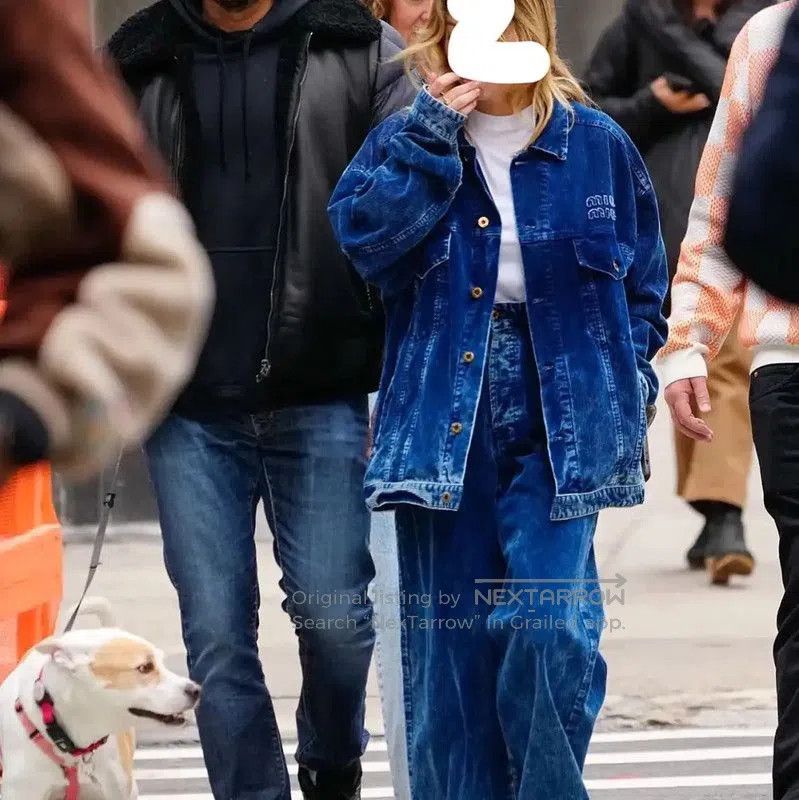 Miu Miu Miu Miu Women's Blue Cotton Jacket . Size M / US 6-8 / IT 42-44 - 9 Thumbnail