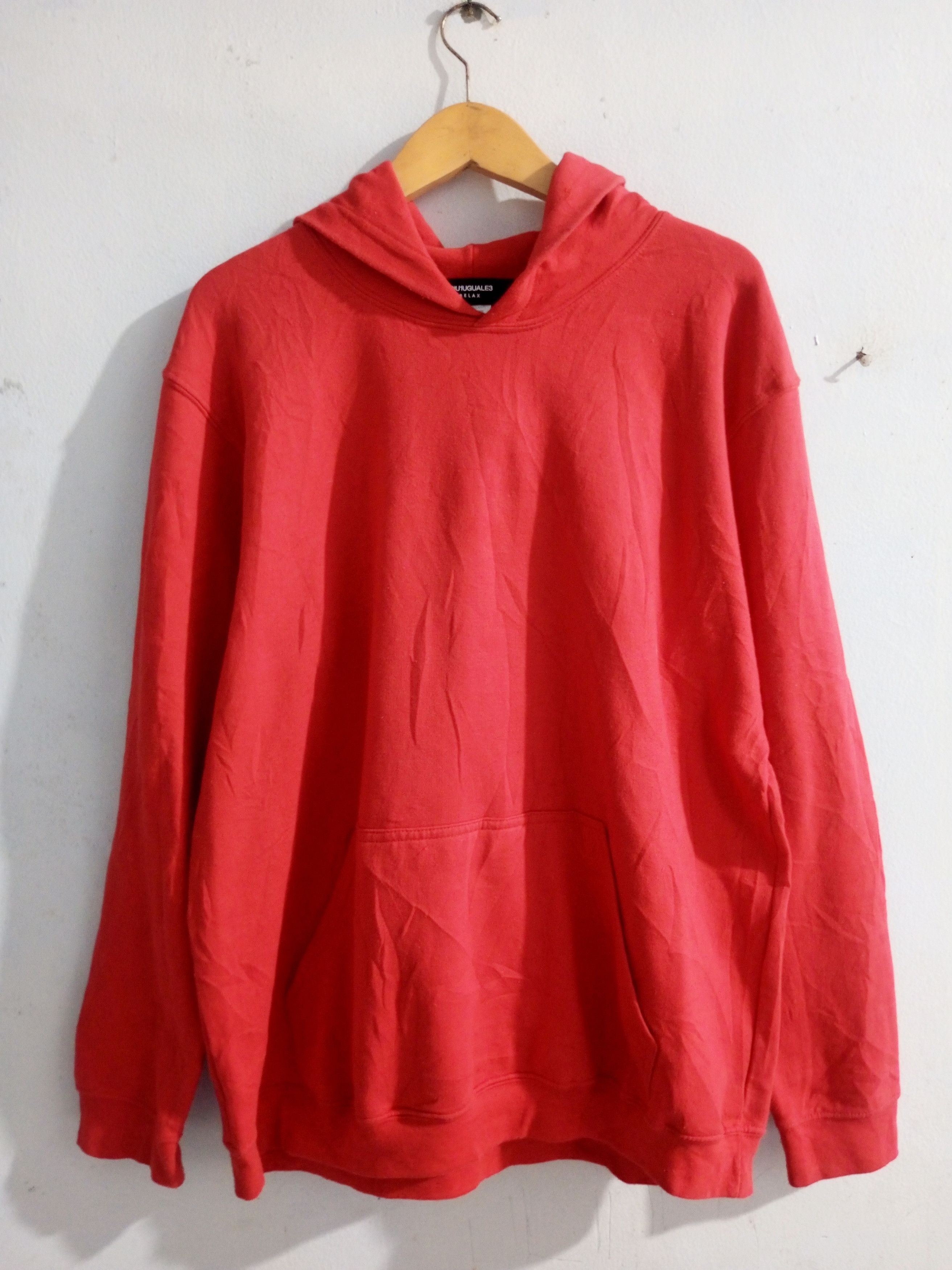 Japanese Brand 1PIU1UGUALE3 relax back print hoodie Size US XL / EU 56 / 4 - 7 Thumbnail