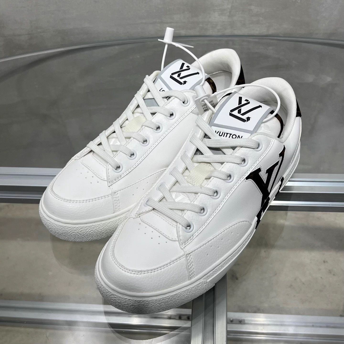 Louis Vuitton LV Charlie White Brown Monogram Sneaker UK4/38 Size US 7.5 / IT 37.5 - 2 Thumbnail