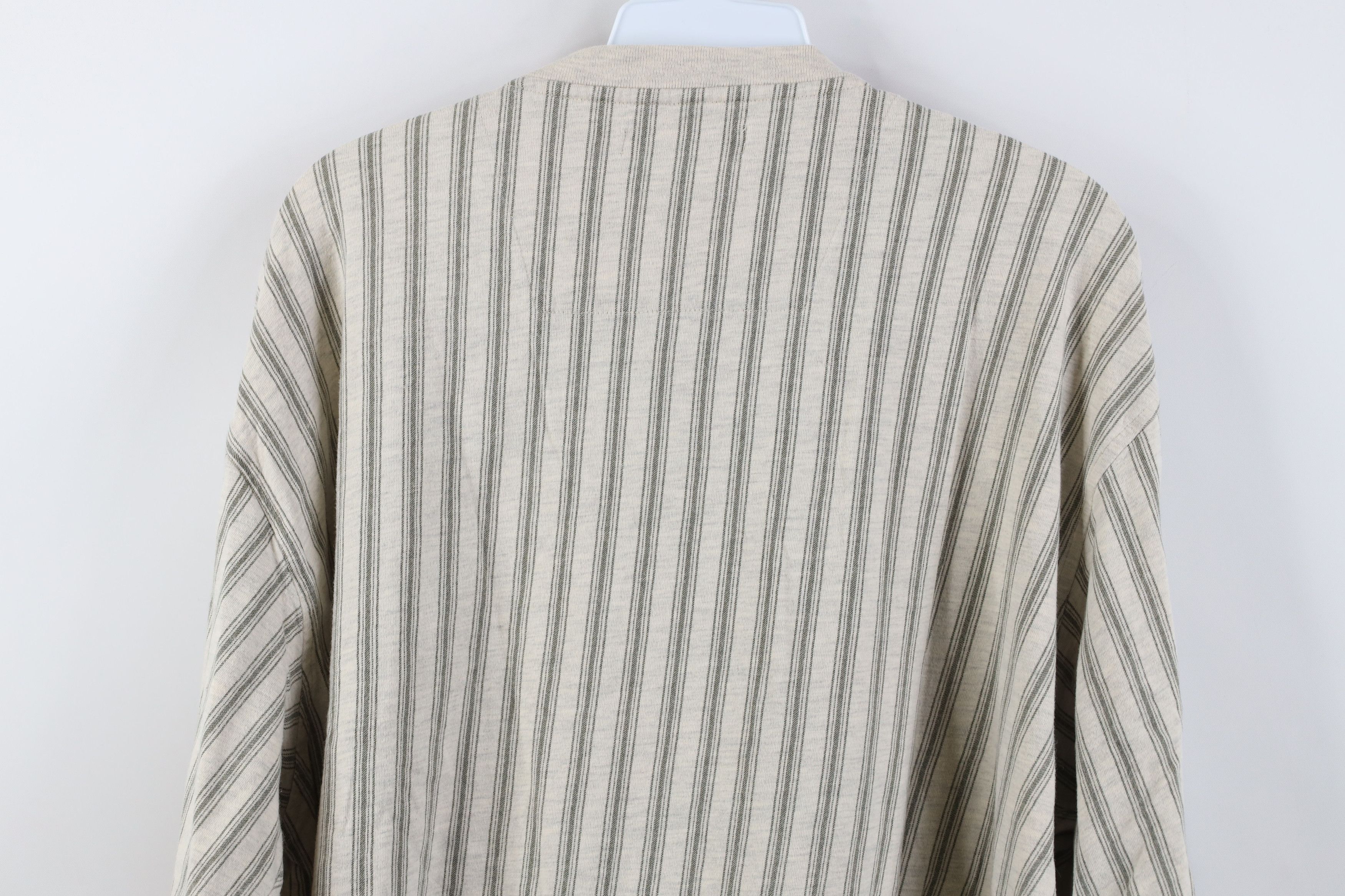 Vintage Vintage 90s Streetwear Long Sleeve Henley T-Shirt Cotton Size US XXL / EU 58 / 5 - 9 Thumbnail