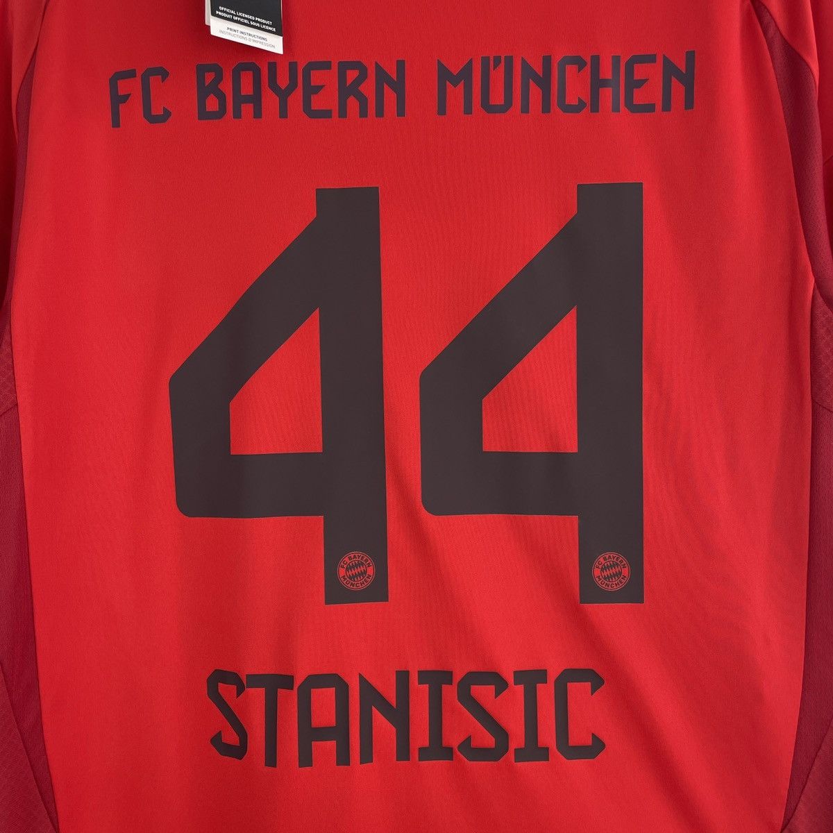 Adidas Bayern Munich Josip Stanisic Home Jersey Shirt Men 2024/2025 Size US L / EU 52-54 / 3 - 5 Thumbnail