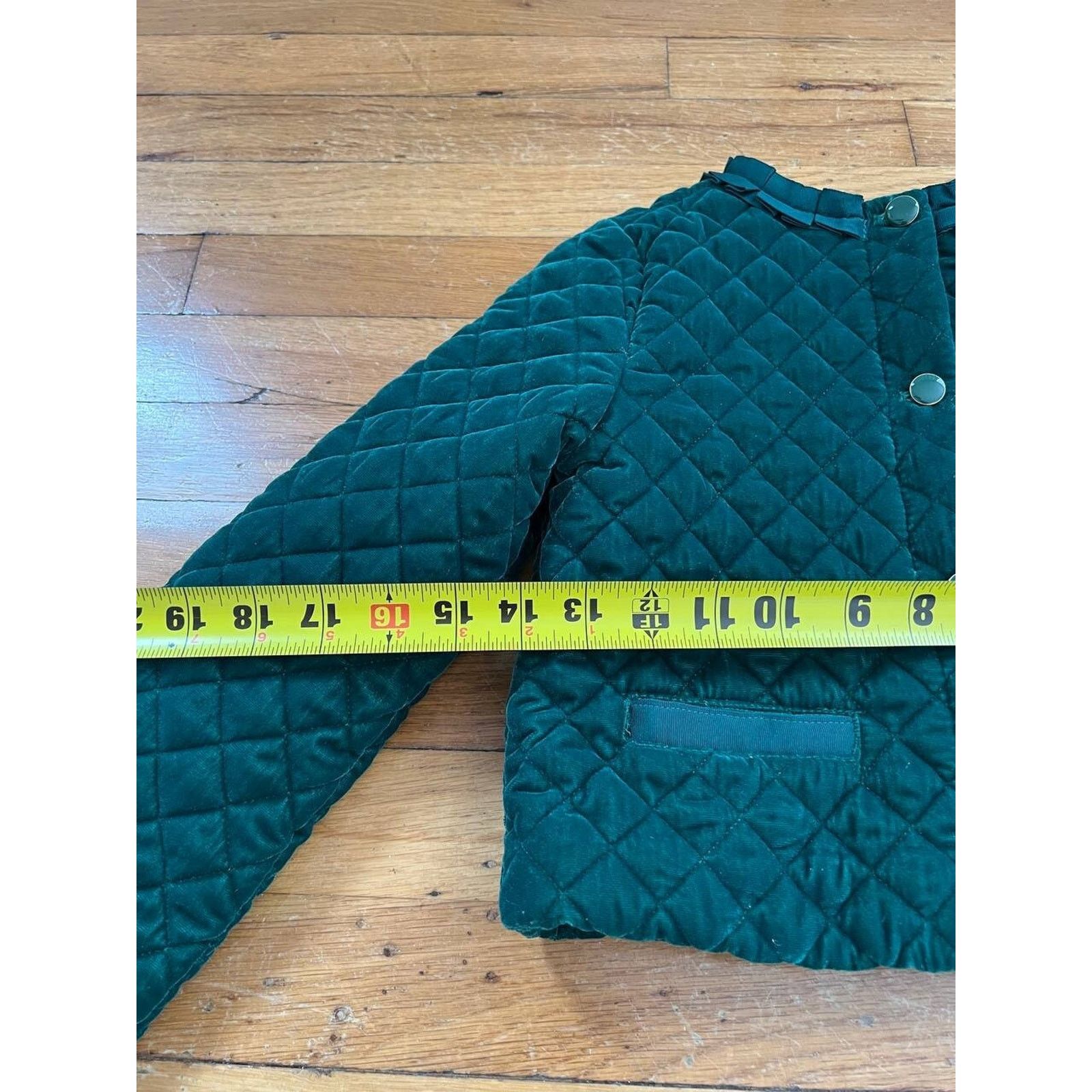 Jackman Janie and Lack Girl Velvet Quilted Size 7/8 A000901 Size 26 - 5 Thumbnail