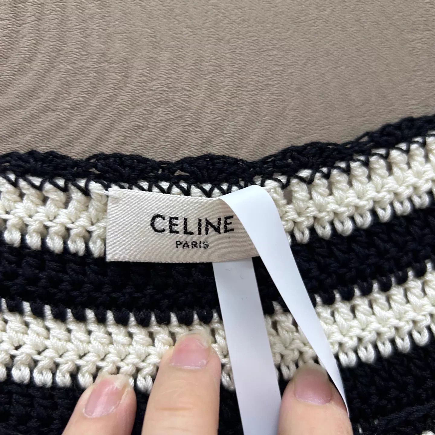 Celine Celine Triomphe Logo Striped Sleeveless Dress 99 New S Size S / US 4 / IT 40 - 3 Thumbnail