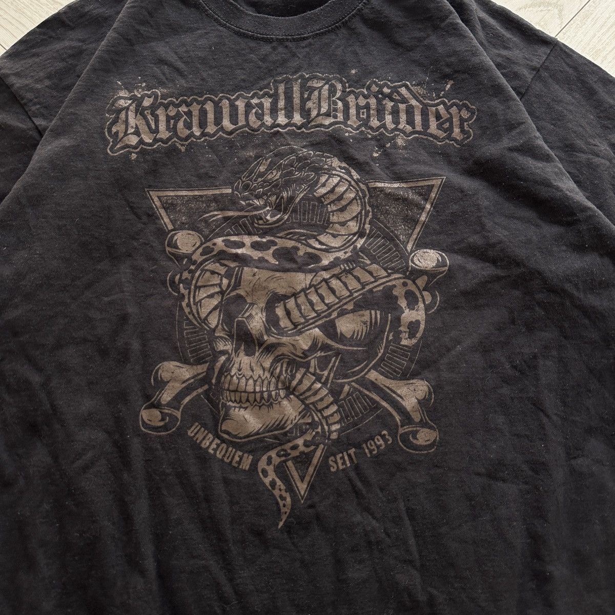Band Tees Vintage 00s Krawall Bruder tee metal core hard rock band y2k Size US XL / EU 56 / 4 - 4 Thumbnail