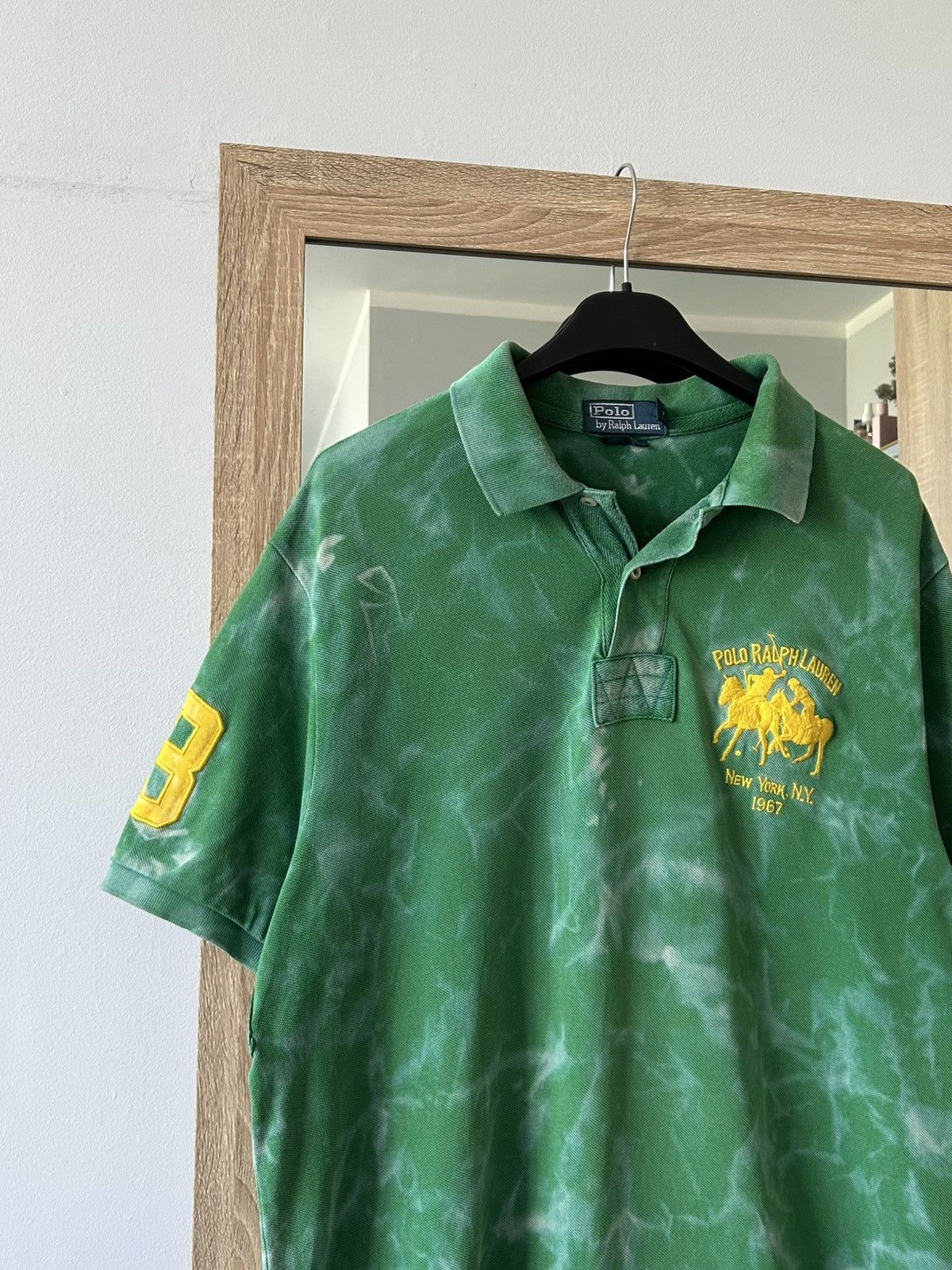 Vintage Polo Ralph Lauren big logo shirt tee Size US XL / EU 56 / 4 - 4 Thumbnail