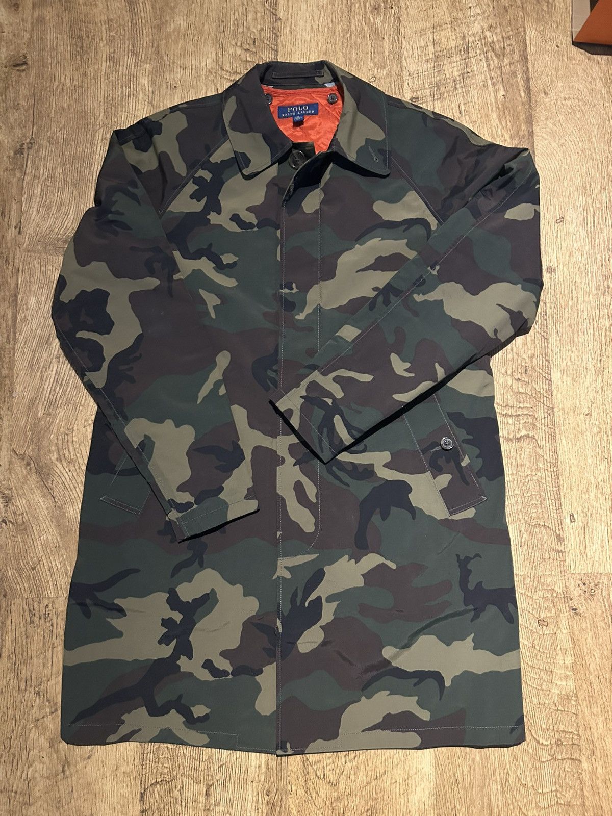 Polo Ralph Lauren Polo Ralph Lauren 2in1 Water Repellant Camo Mac Coat - Small Size US S / EU 44-46 / 1 - 1 Thumbnail