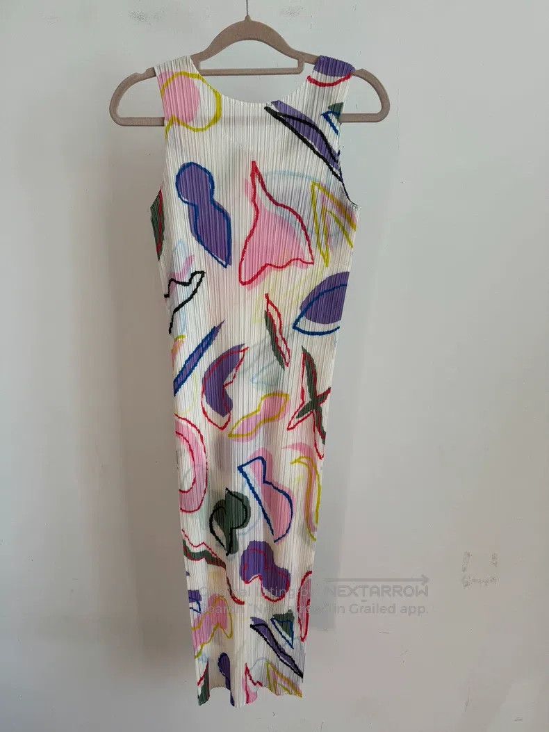 Issey Miyake Issey Miyake Color Block Dress Size M / US 6-8 / IT 42-44 - 5 Thumbnail