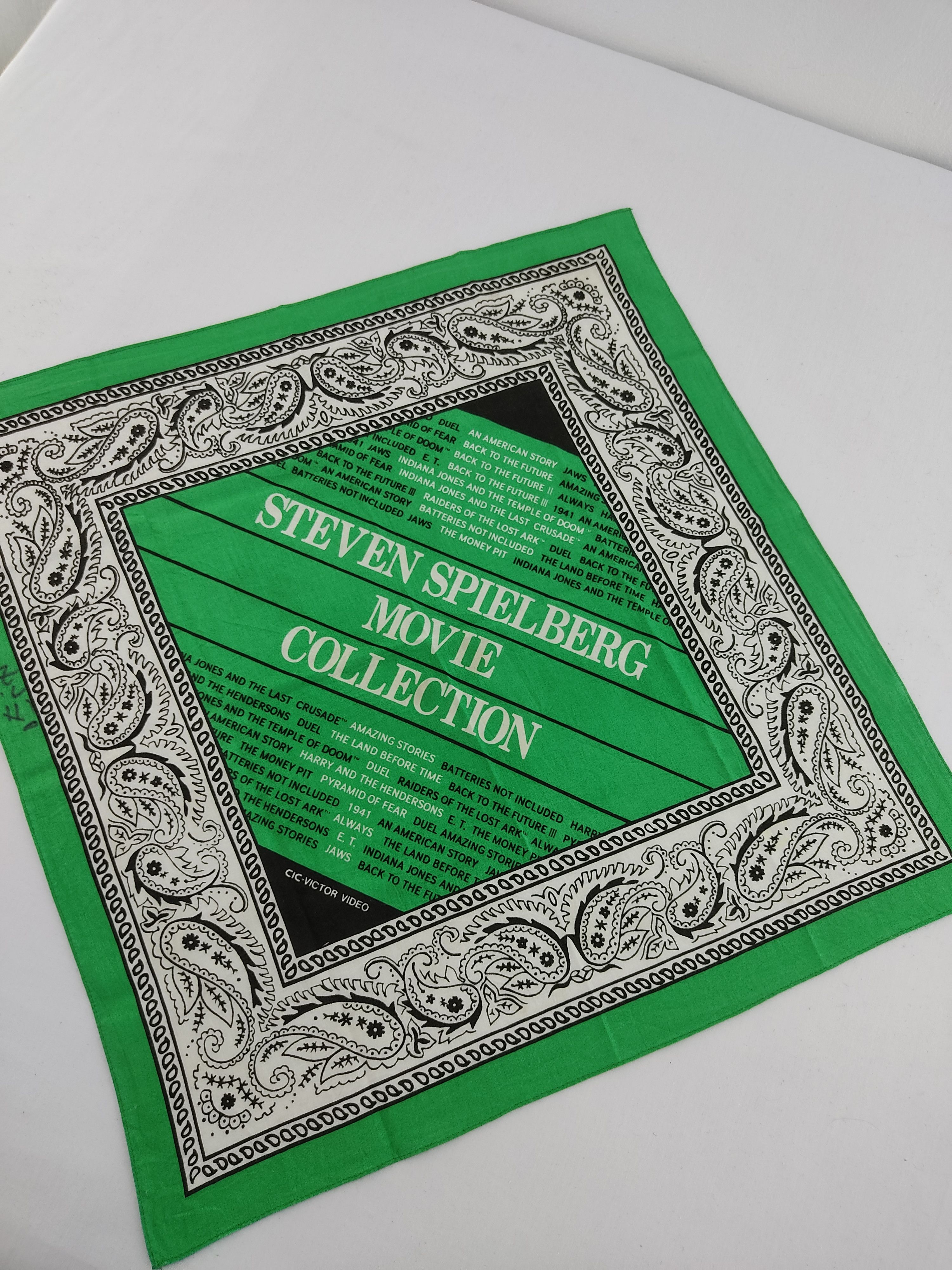 Vintage Vintage Steven Spielberg Movie Collection Bandana Size ONE SIZE - 6 Thumbnail