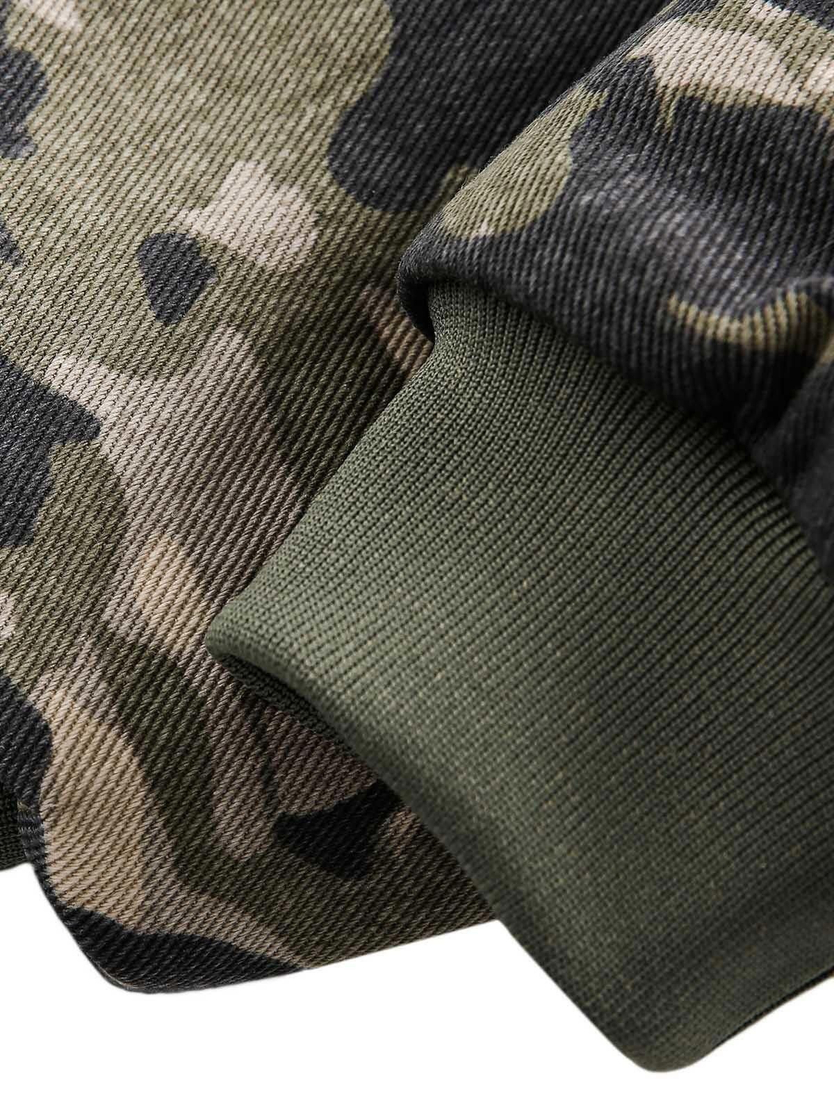 Other Camouflage Quilted Hooded Jacket with Faux Fur Trim Size US M / EU 48-50 / 2 - 7 Thumbnail