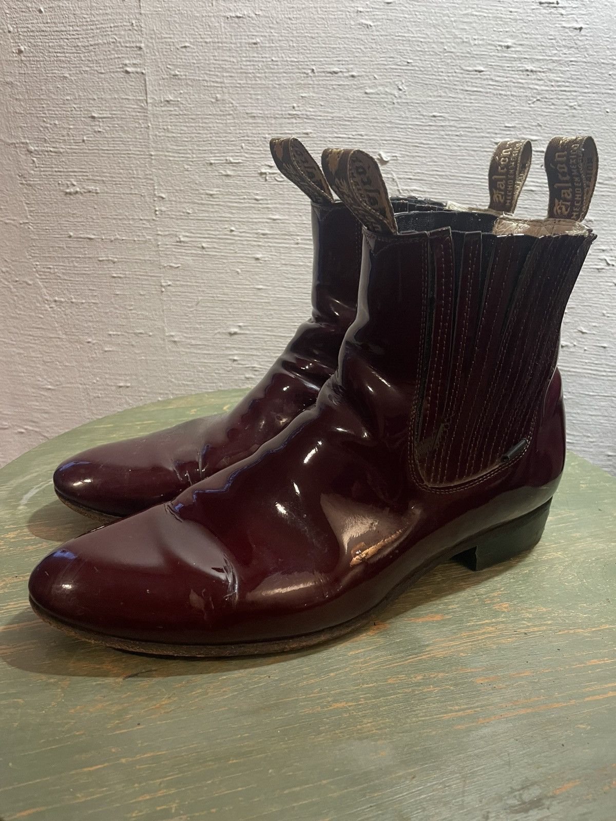 Falcone Cuban red vintage boots Size US 10.5 / EU 43-44 - 2 Thumbnail