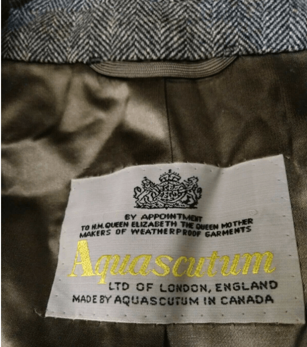 Aquascutum Pure Wool Men Coat Grey Long Lined Coat Sz 46 AQUASCUTUM Size US S / EU 44-46 / 1 - 2 Thumbnail