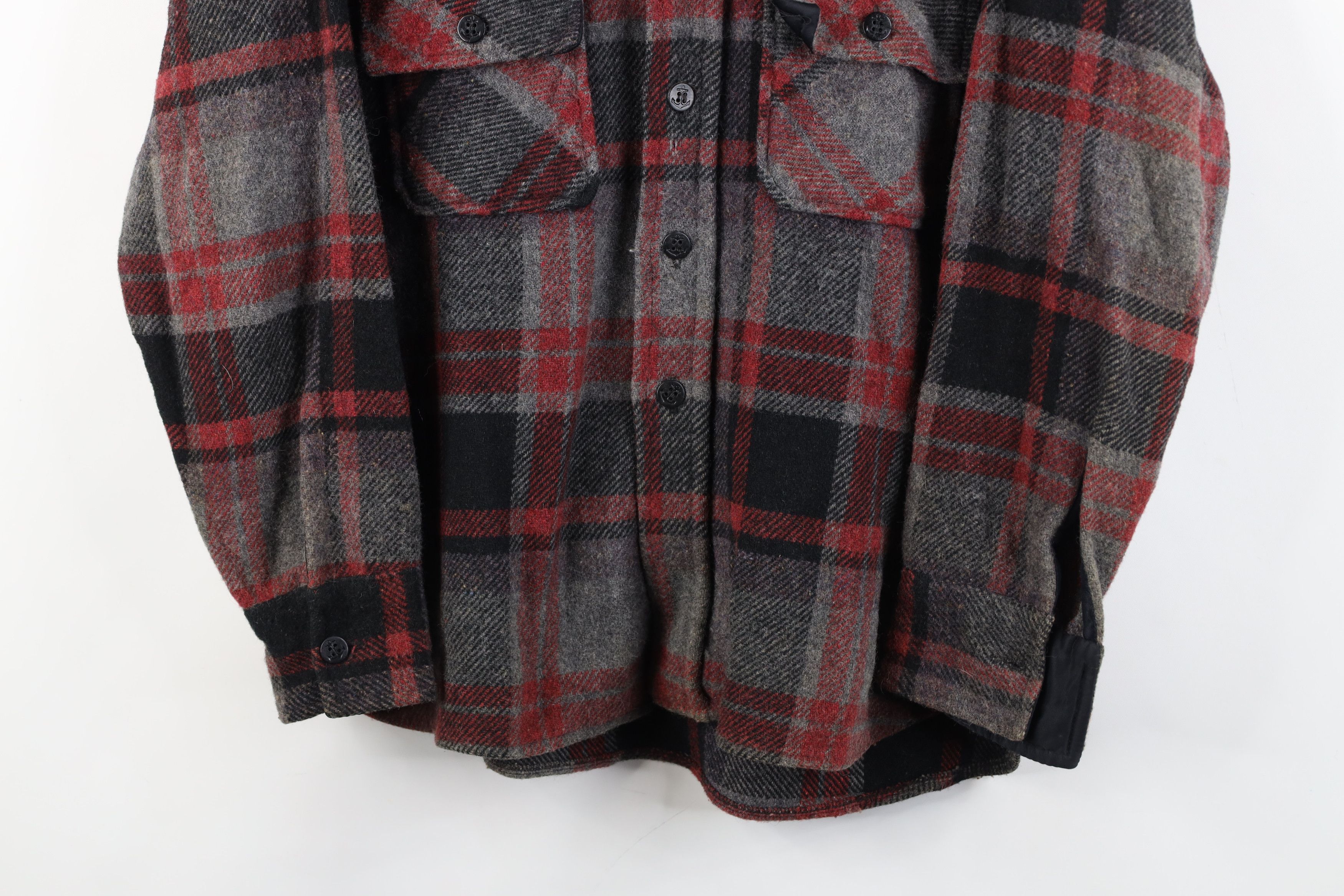 Vintage Vintage 60s 70s Streetwear Shirt Jacket Jac Shirt Plaid Size US M / EU 48-50 / 2 - 3 Thumbnail