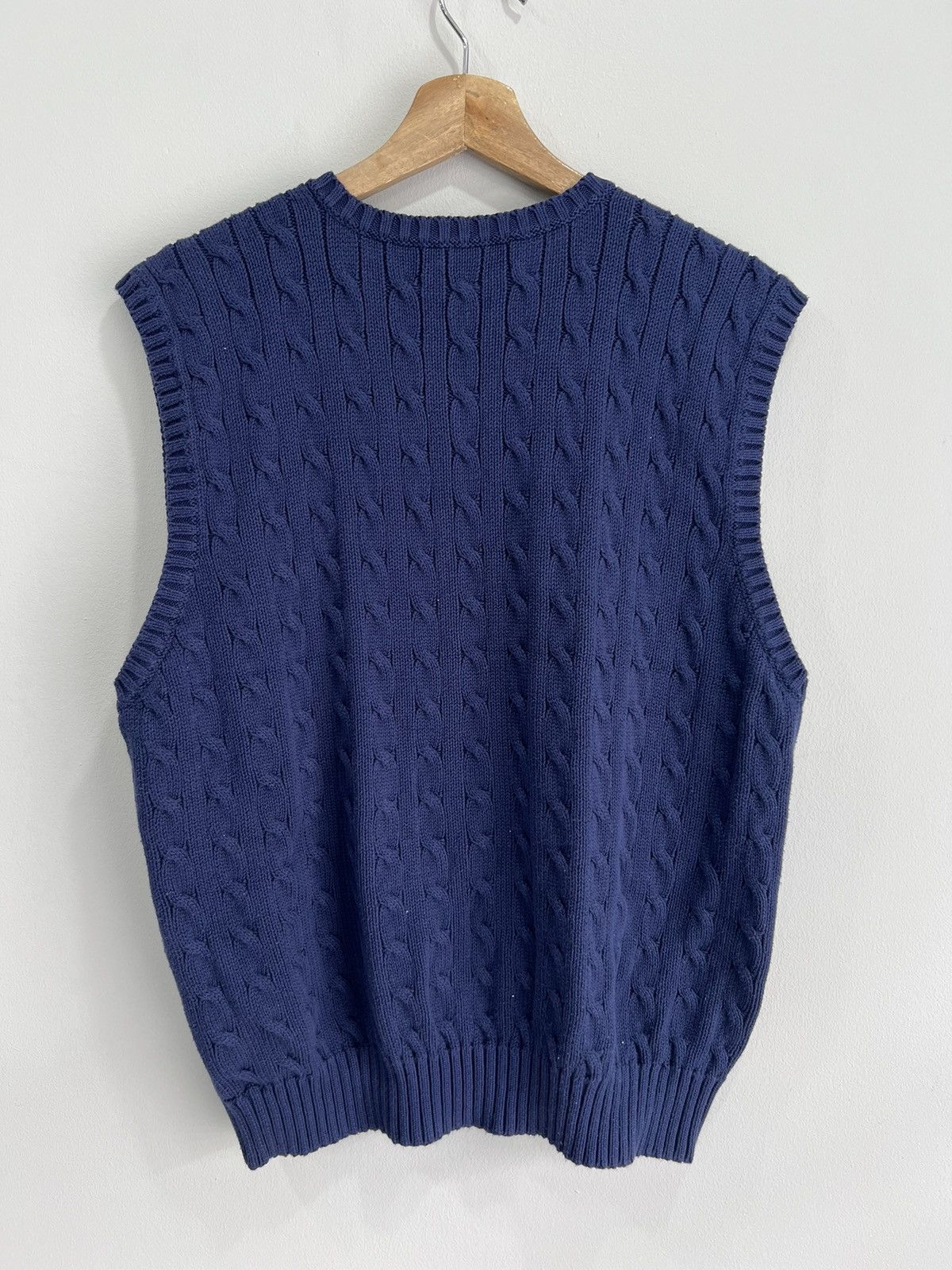 Ralph Lauren Vintage Ralph Lauren Polo Sweater Vest cable knit Size US XL / EU 56 / 4 - 2 Thumbnail