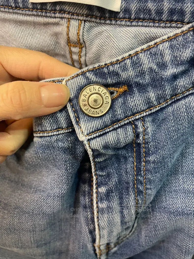 Balenciaga Balenciaga Flared Blue Denim Jeans Size 28" / US 6 / IT 42 - 4 Thumbnail