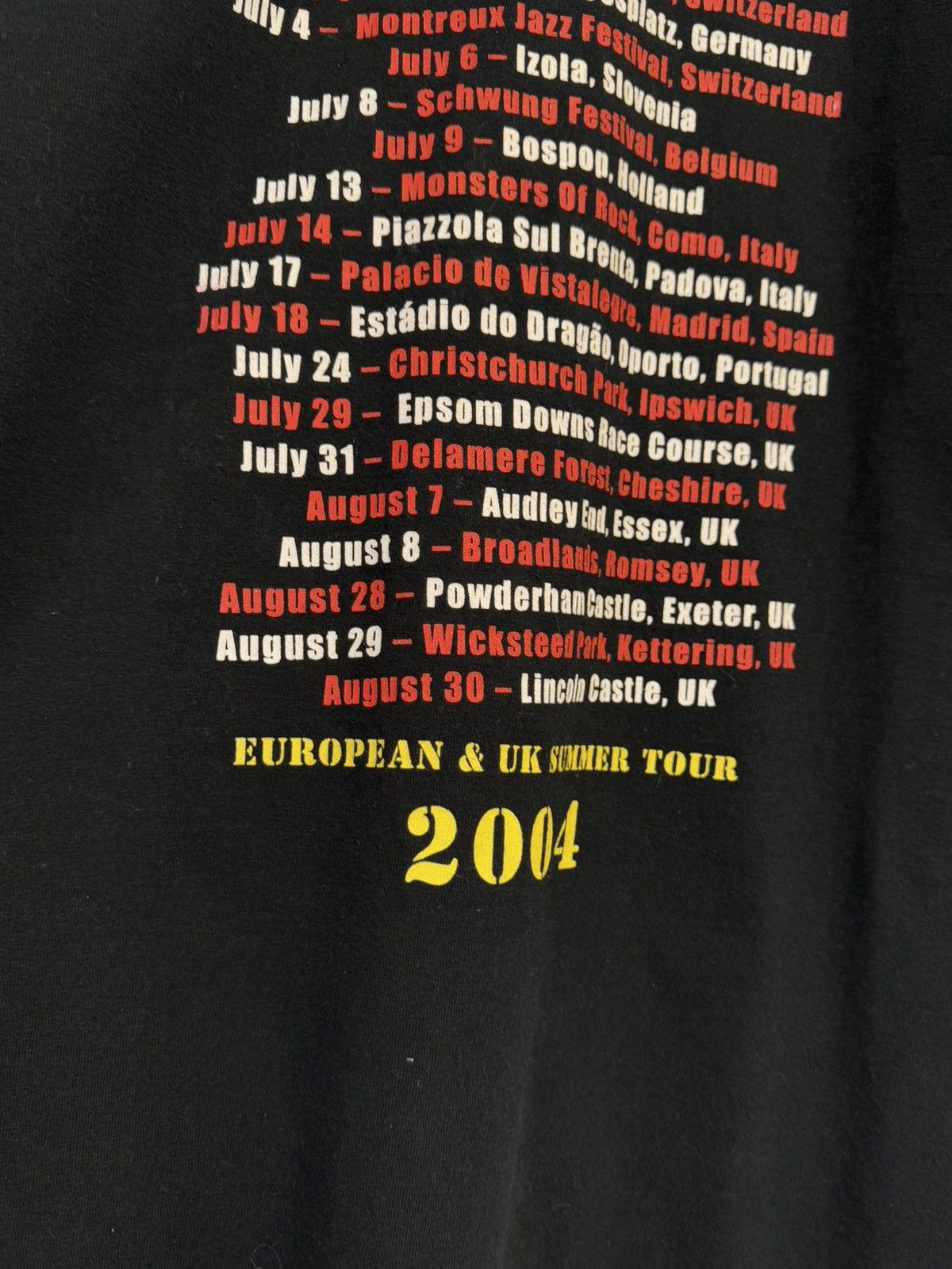 Band Tees Vintage 2004 Status Quo World Tour Size US M / EU 48-50 / 2 - 10 Thumbnail
