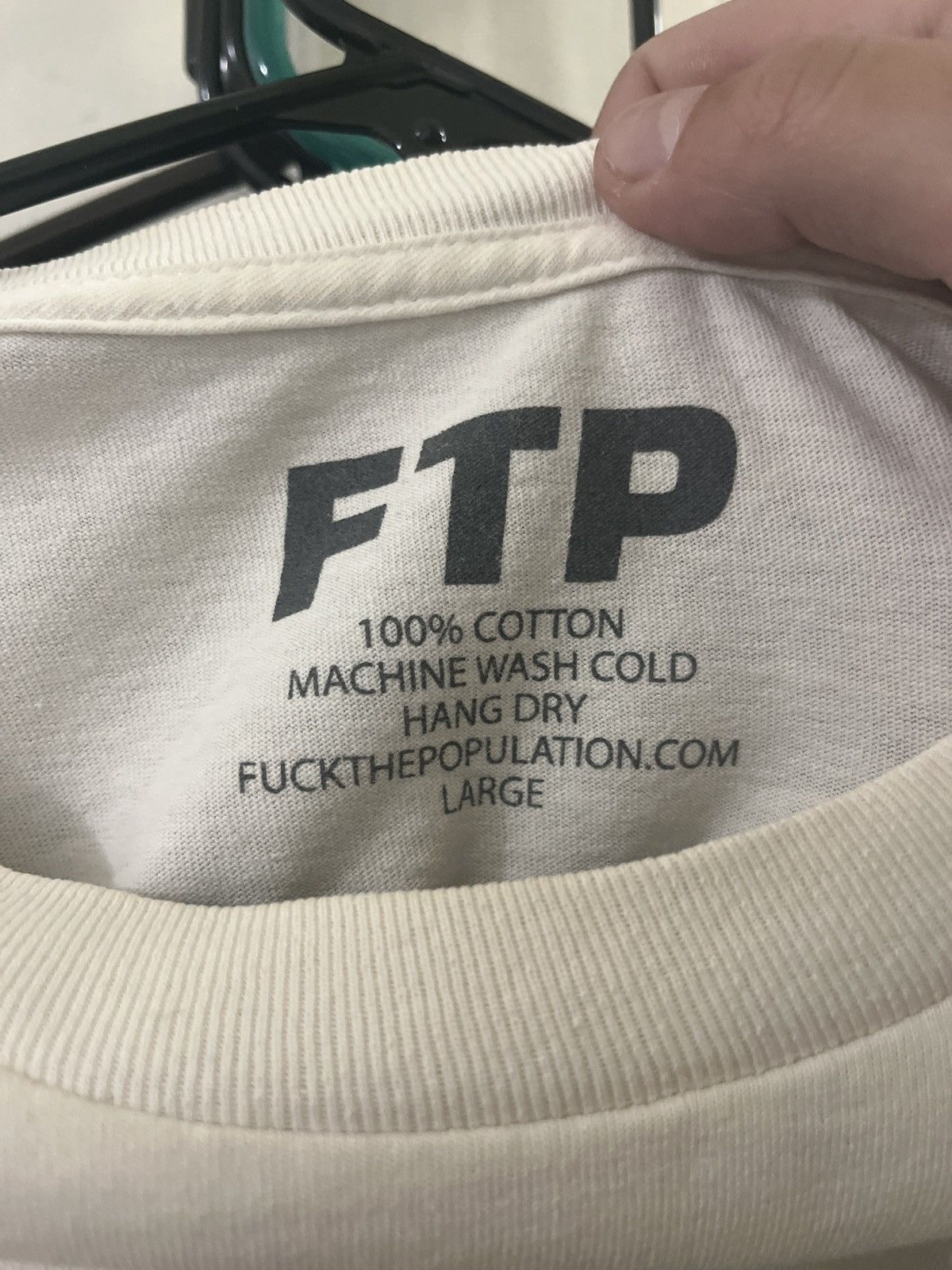 Fuck The Population Natural selection T Size US L / EU 52-54 / 3 - 4 Thumbnail
