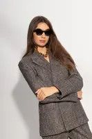 o1loc1c0224 Size: OS/ 668007 Metal Sunglasses in Black