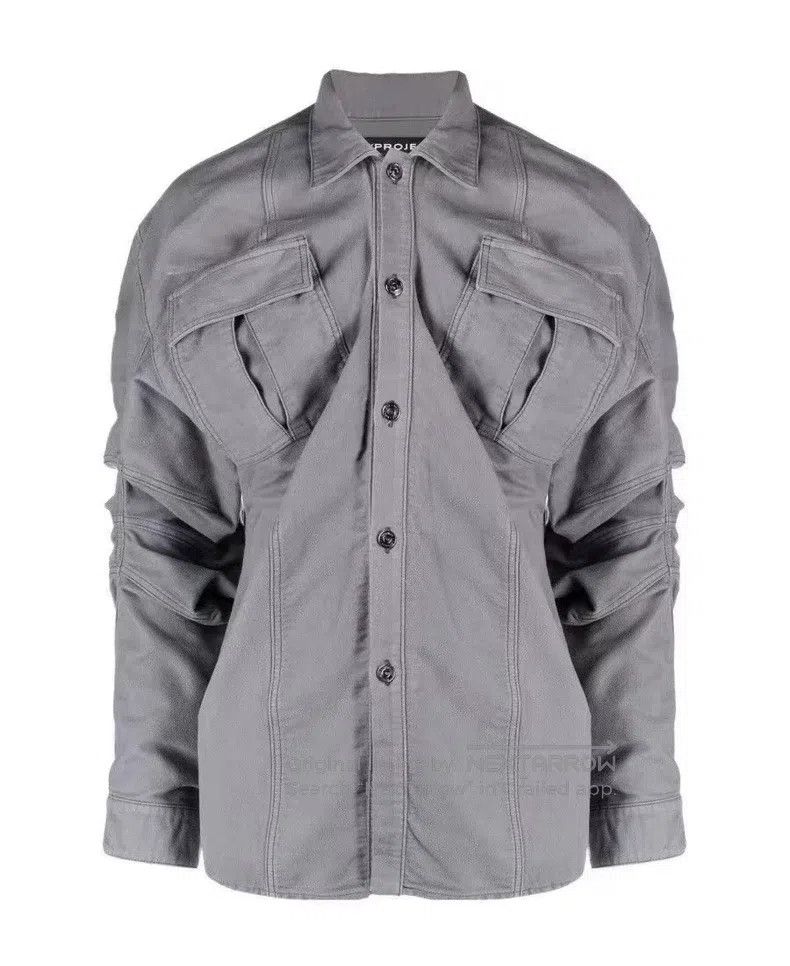 Y/Project Y/Project Size M Grey tooling, big pockets, pleated wide sl Size US M / EU 48-50 / 2 - 5 Thumbnail