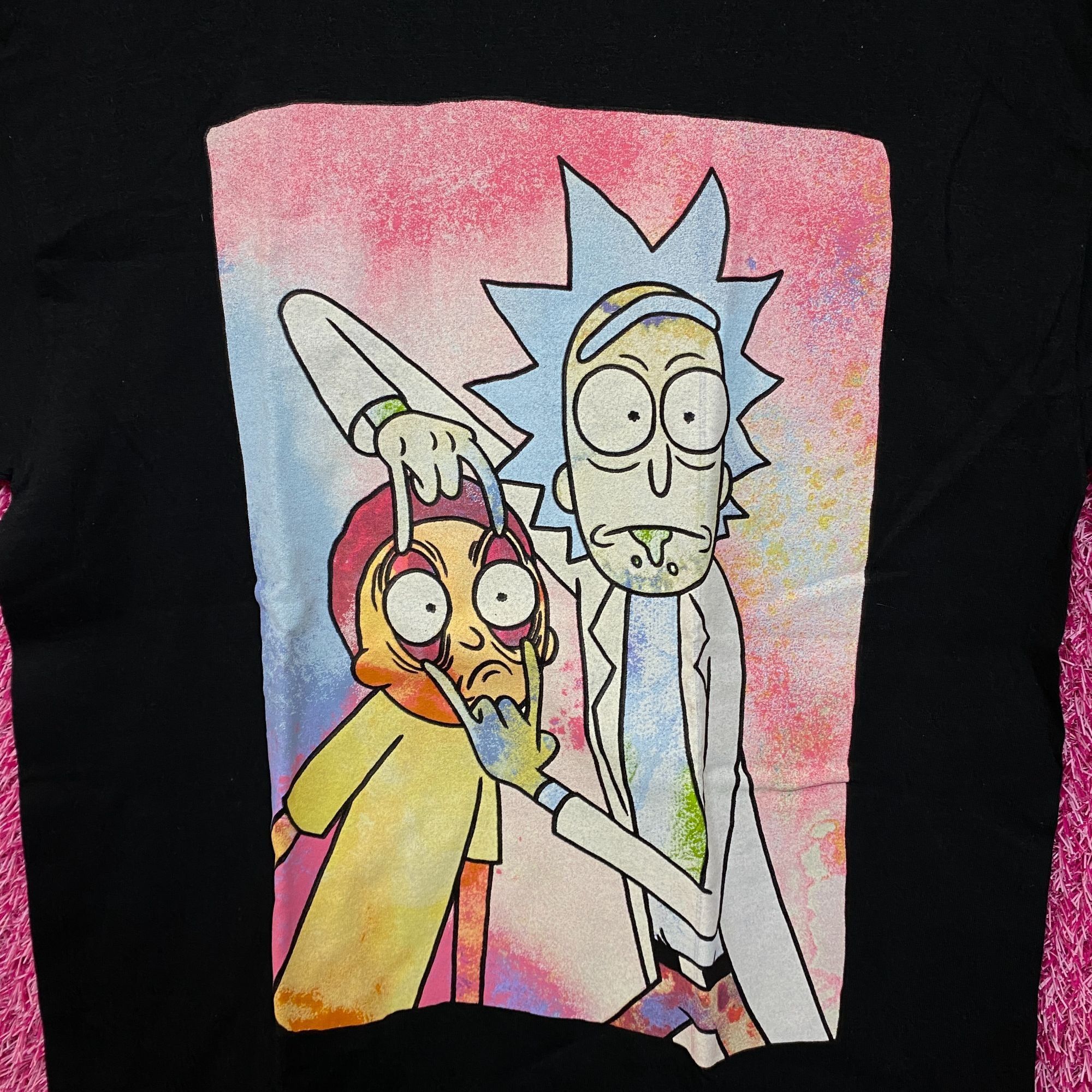 Ripple Junction Rick and Morty watercolor eye pull Tshirt size medium Size US M / EU 48-50 / 2 - 2 Thumbnail