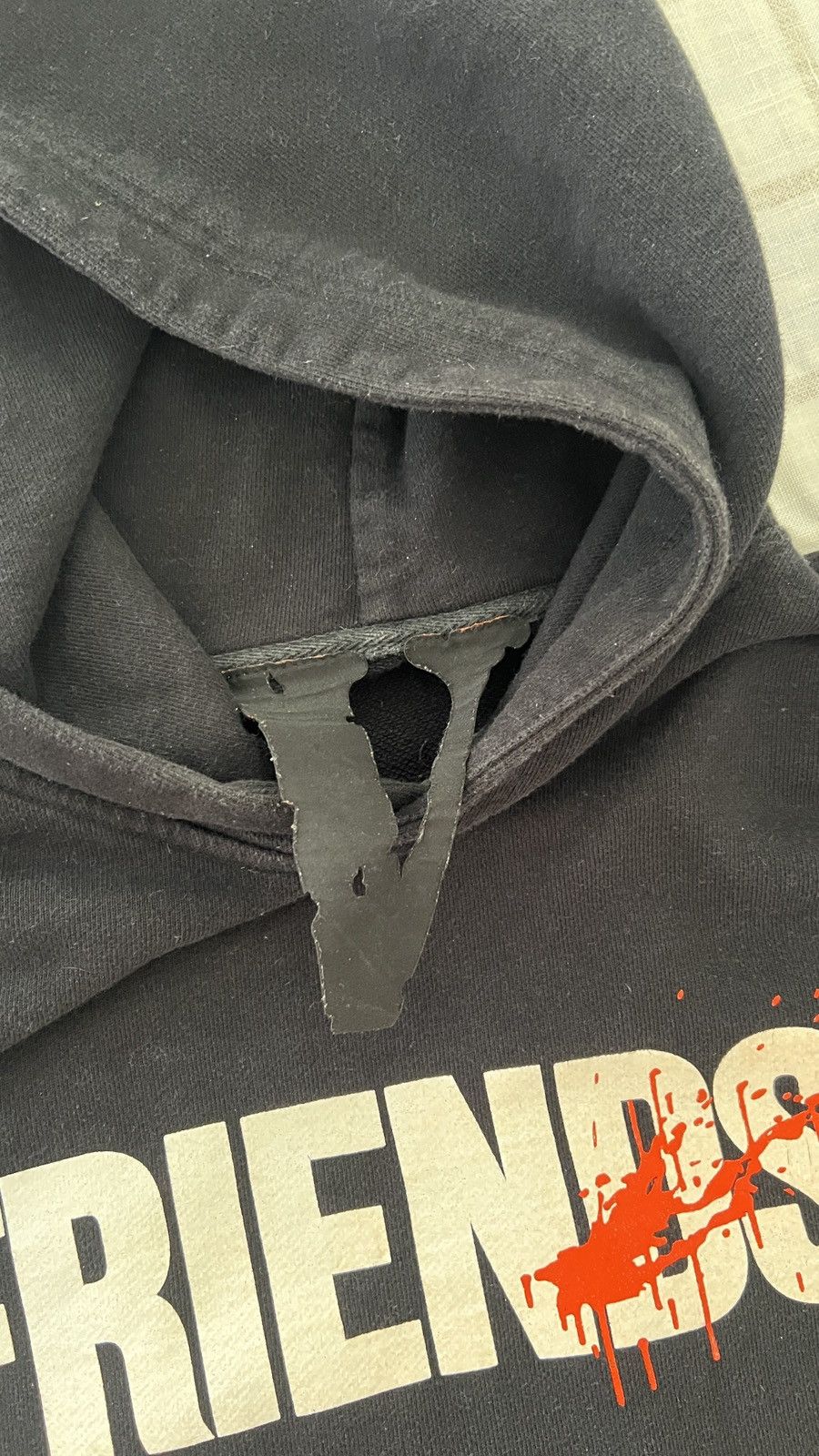 Vlone Vlone FRIENDS - First 48 Hoodie (Black) Size US M / EU 48-50 / 2 - 7 Thumbnail