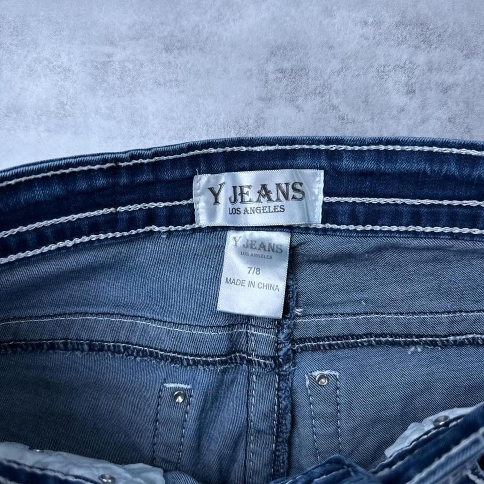 Other Y2K Y Jeans Flared Denim 00s Jeans Size 30" / US 8 / IT 44 - 3 Thumbnail