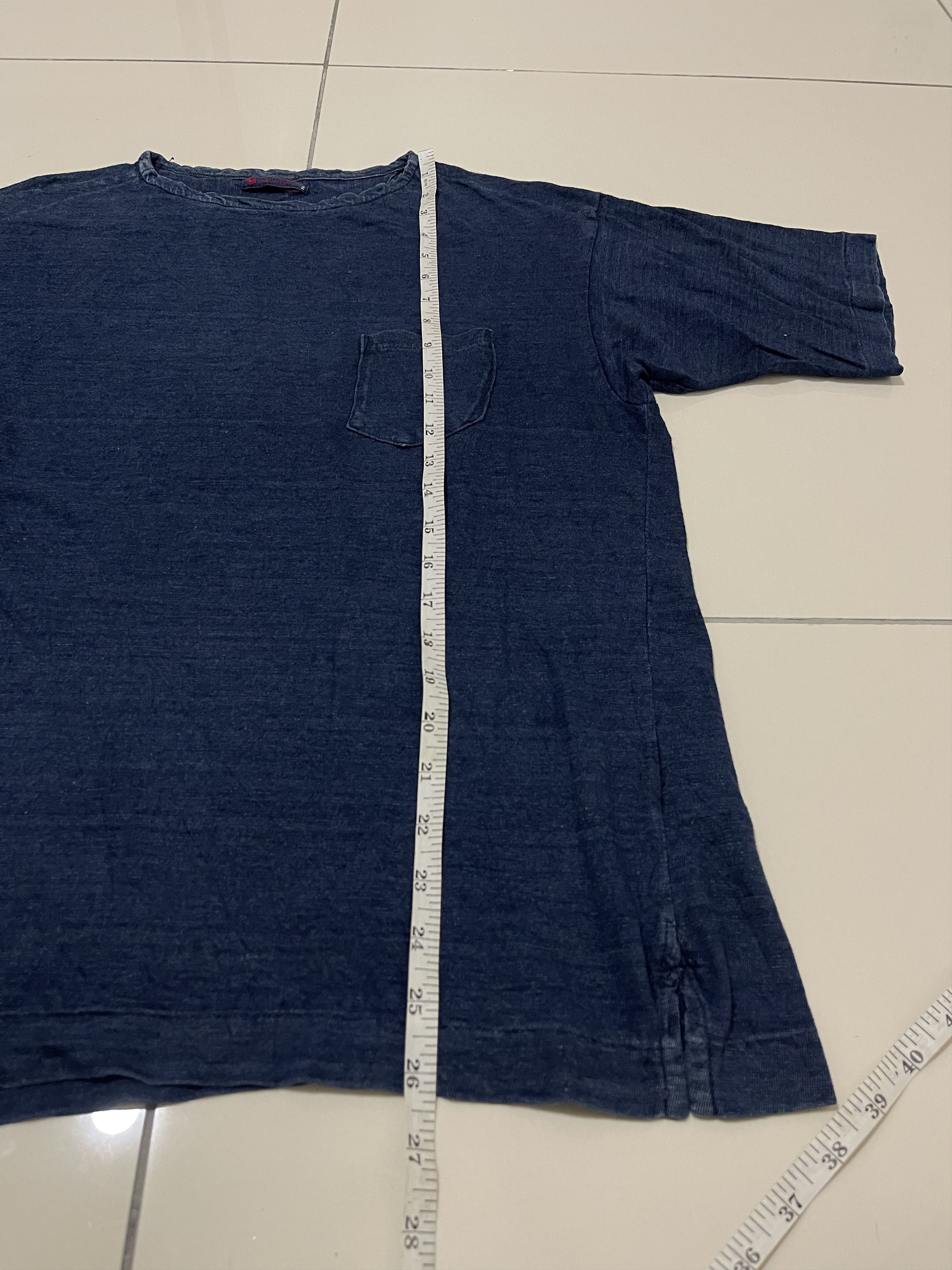 45rpm × Indigo 45rpm Indigo Dye T-Shirt Size US L / EU 52-54 / 3 - 9 Thumbnail