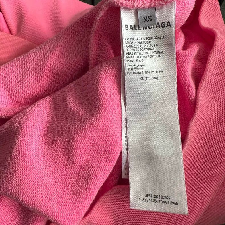 Balenciaga Balenciaga SS23 Mud Show Mud Dye Old Embroidered Logo Pink Size US XS / EU 42 / 0 - 6 Thumbnail