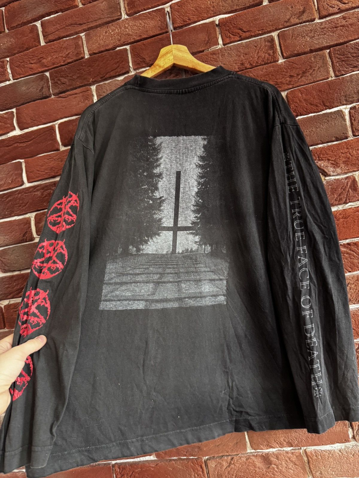 Band Tees Vintage Rare 2004 Nominon True face of Death Metal Band Tee Size US L / EU 52-54 / 3 - 10 Thumbnail