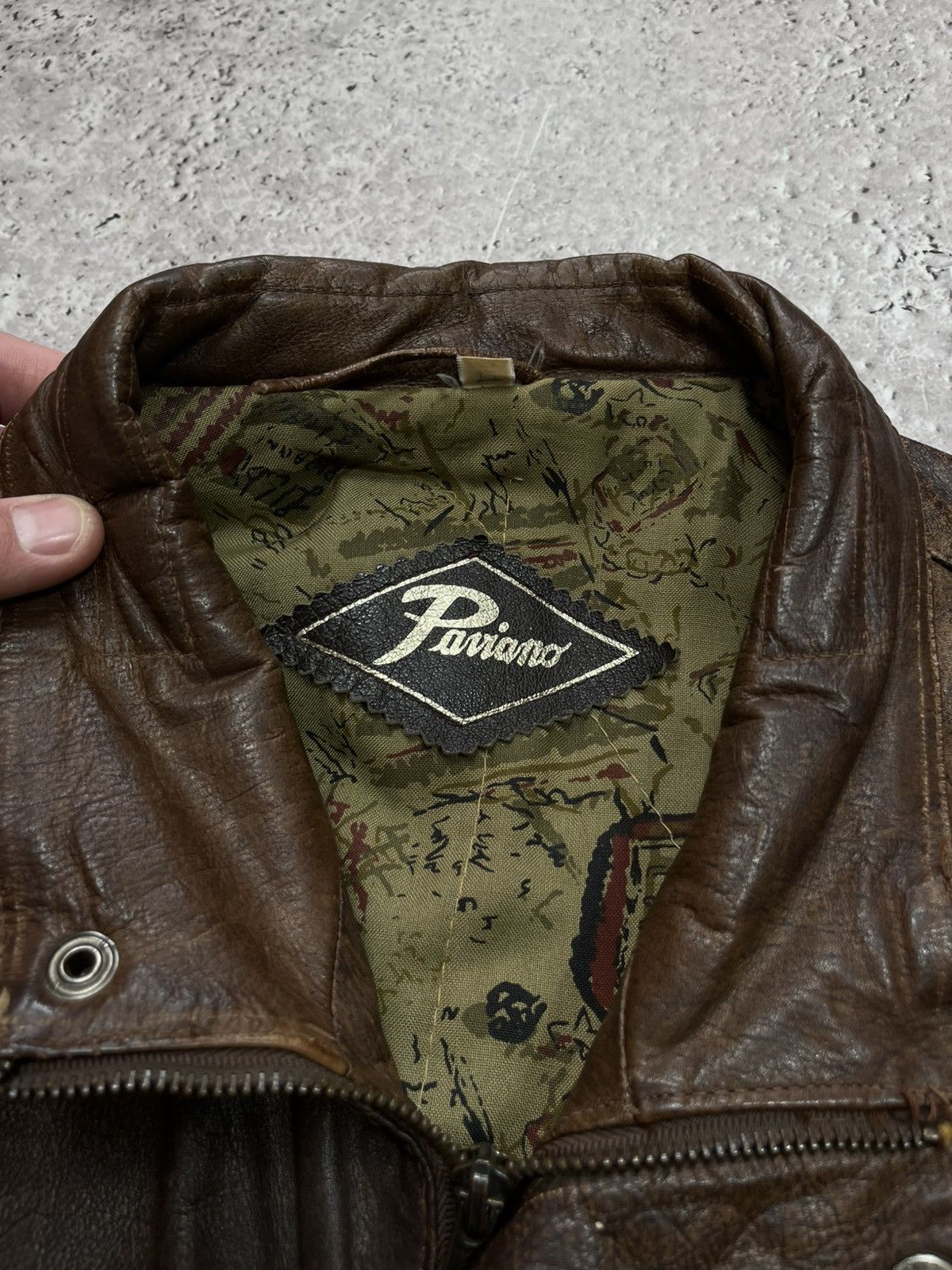 Genuine Leather Vintage Military Aviator Pilot Leather Jacket S Distressed Size US S / EU 44-46 / 1 - 6 Thumbnail