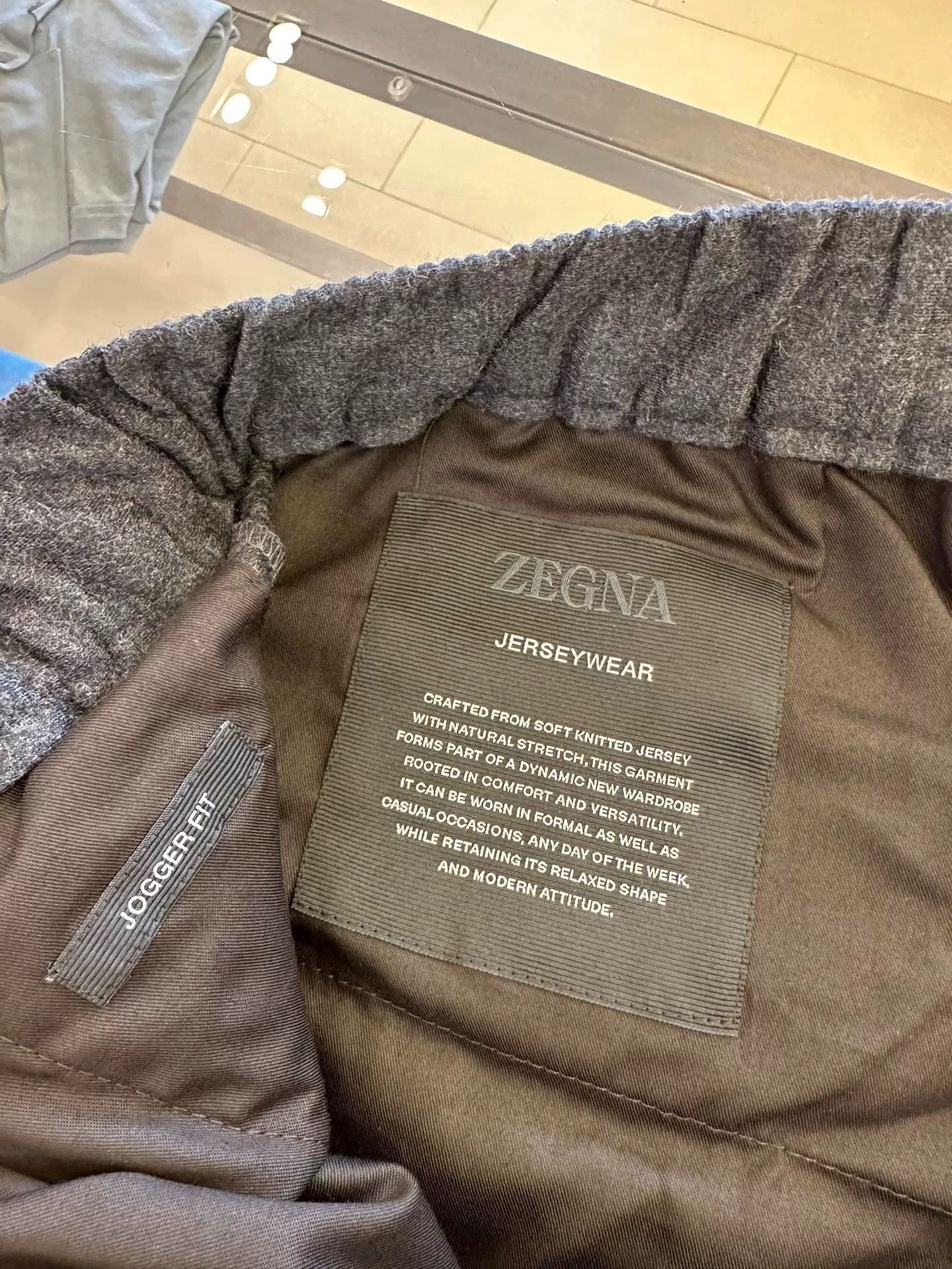 Ermenegildo Zegna Zegna Dark Gray Men's Wool Casual Pants Size US 36 / EU 52 - 7 Thumbnail