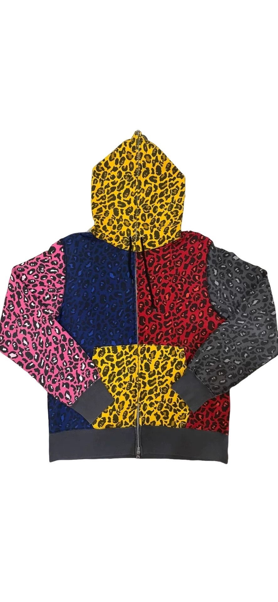 Bape BAPE Leopard Print Hoodie Size L Size US L / EU 52-54 / 3 - 1 Thumbnail
