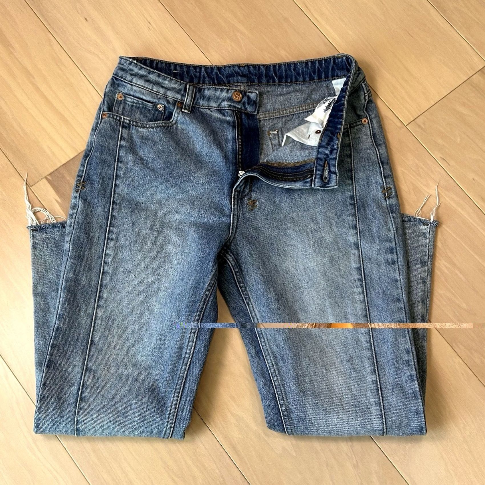 Ksubi Ksubi Nine O Lifetime Panel High-Waisted Blue Jeans Womens 30 Size 30" / US 8 / IT 44 - 5 Thumbnail